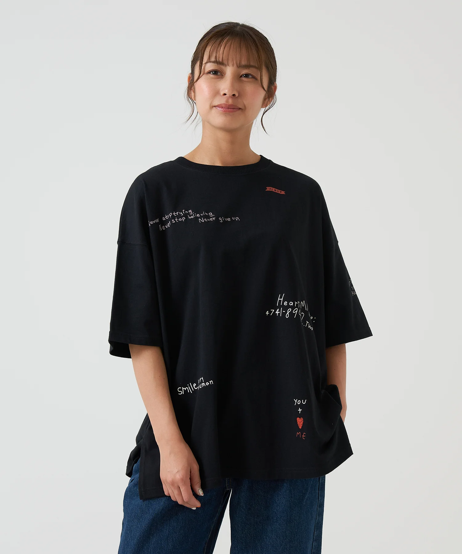 ランダムプリント刺繍チュニック - Image 4
