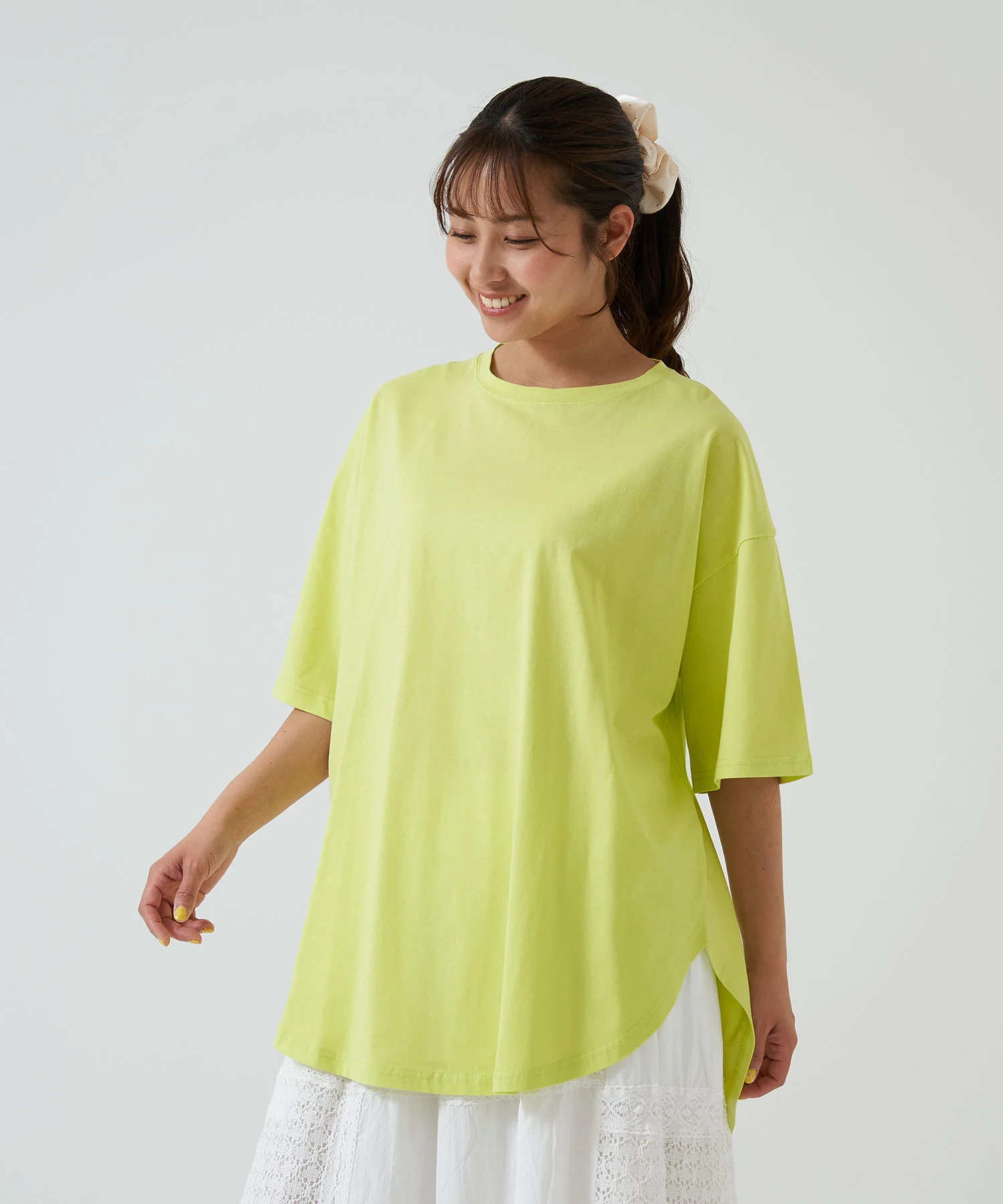 裾ラウンドビッグTEE - Image 2
