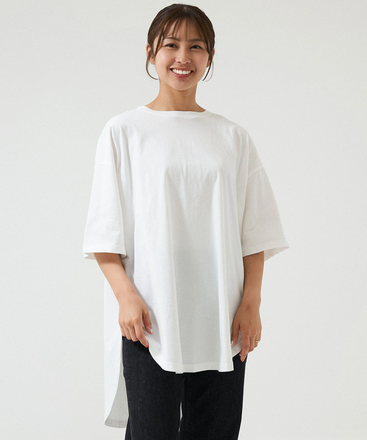 裾ラウンドビッグTEE - Image 3