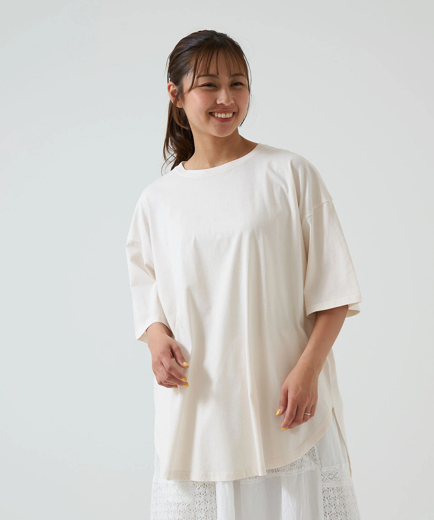 裾ラウンドビッグTEE - Image 4