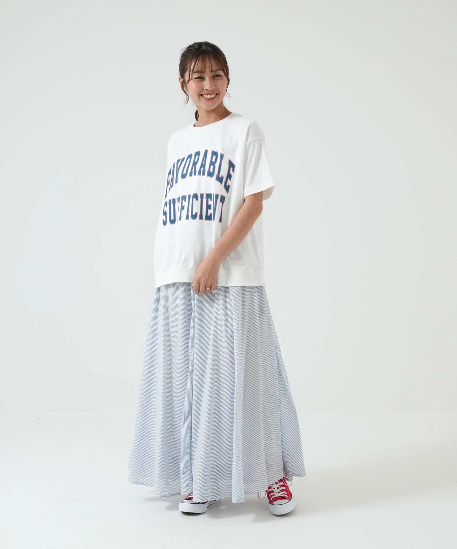 FAVORABLEカレッジプリントTee - Image 18