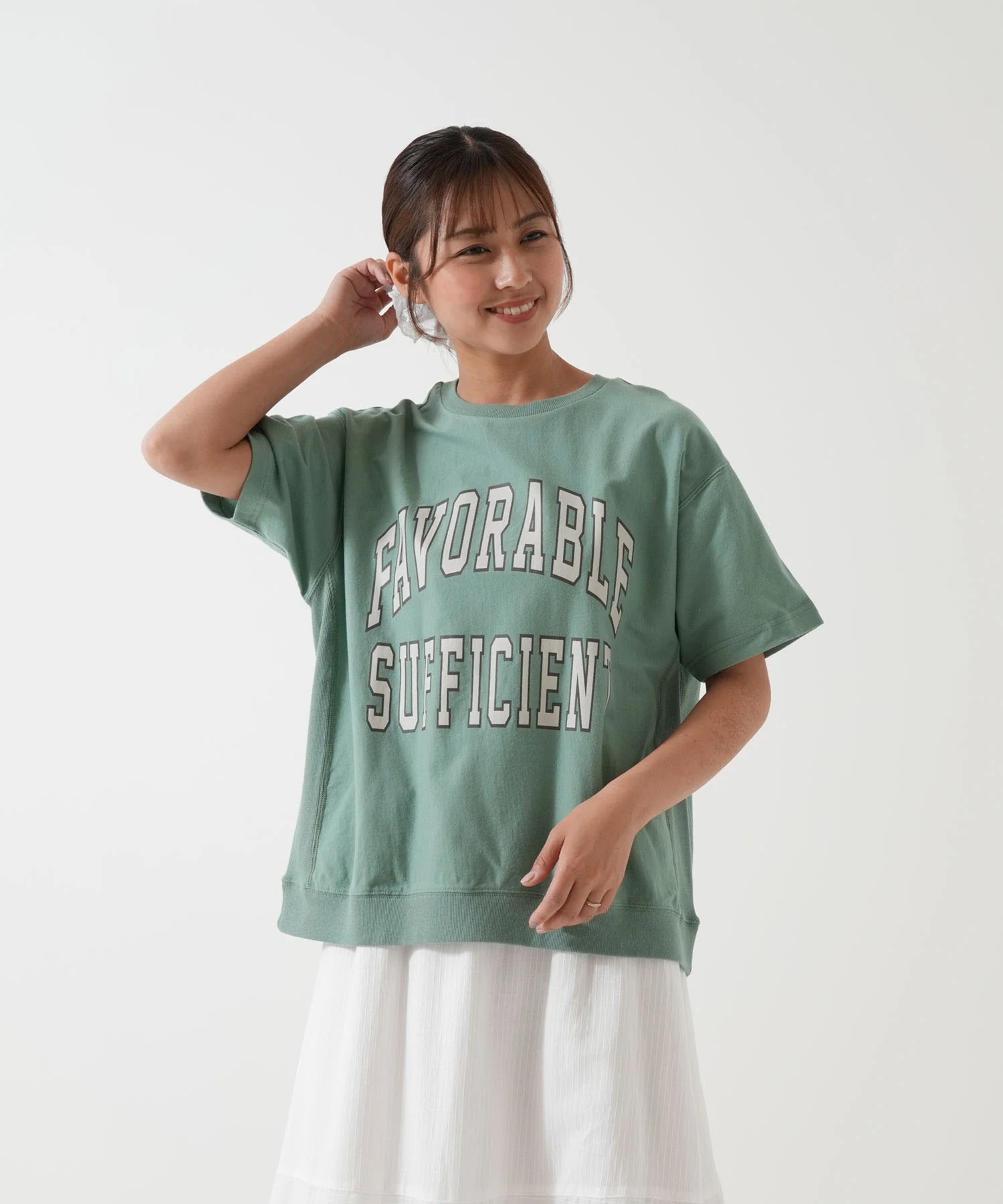 FAVORABLEカレッジプリントTee - Image 25