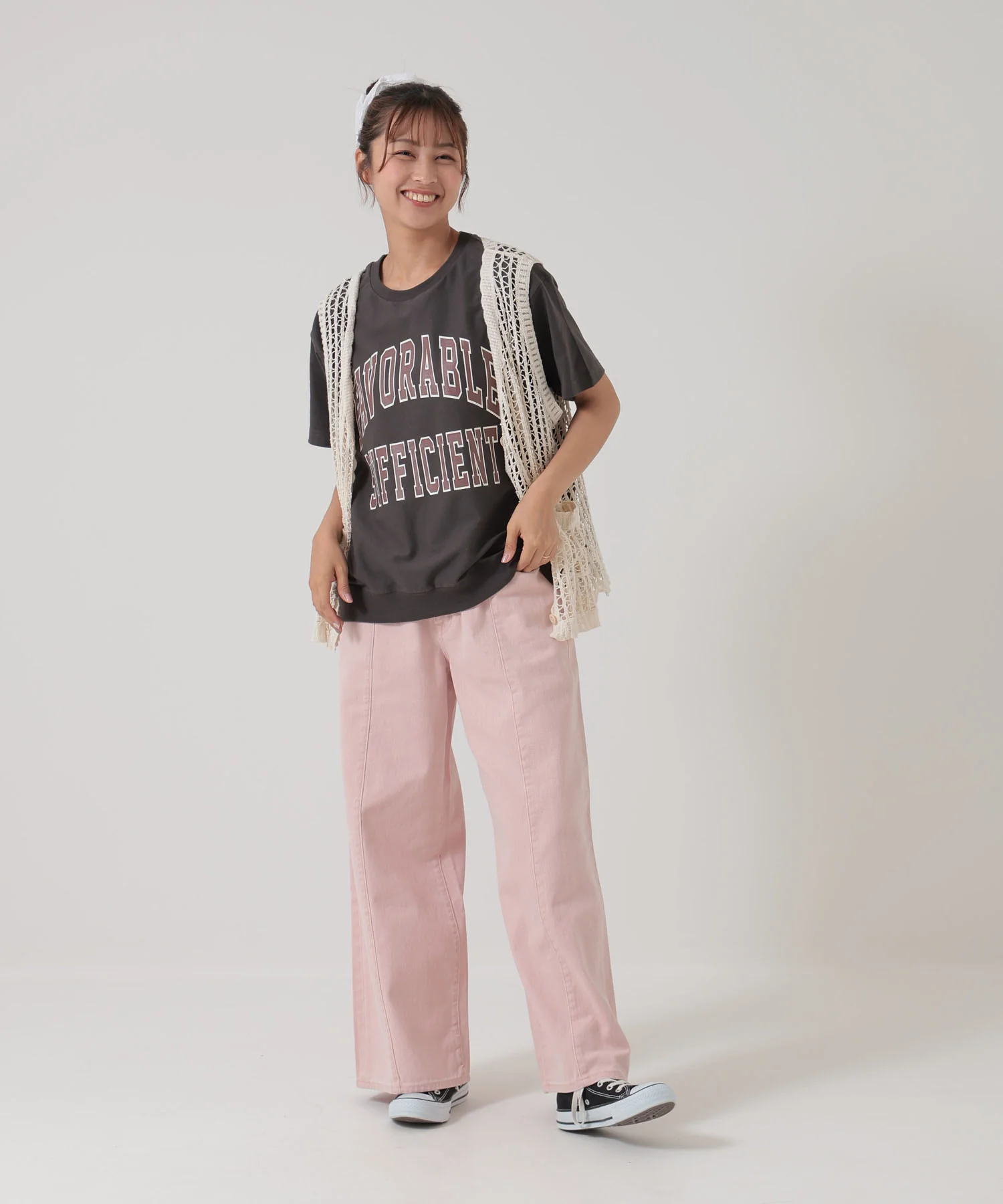 FAVORABLEカレッジプリントTee - Image 7