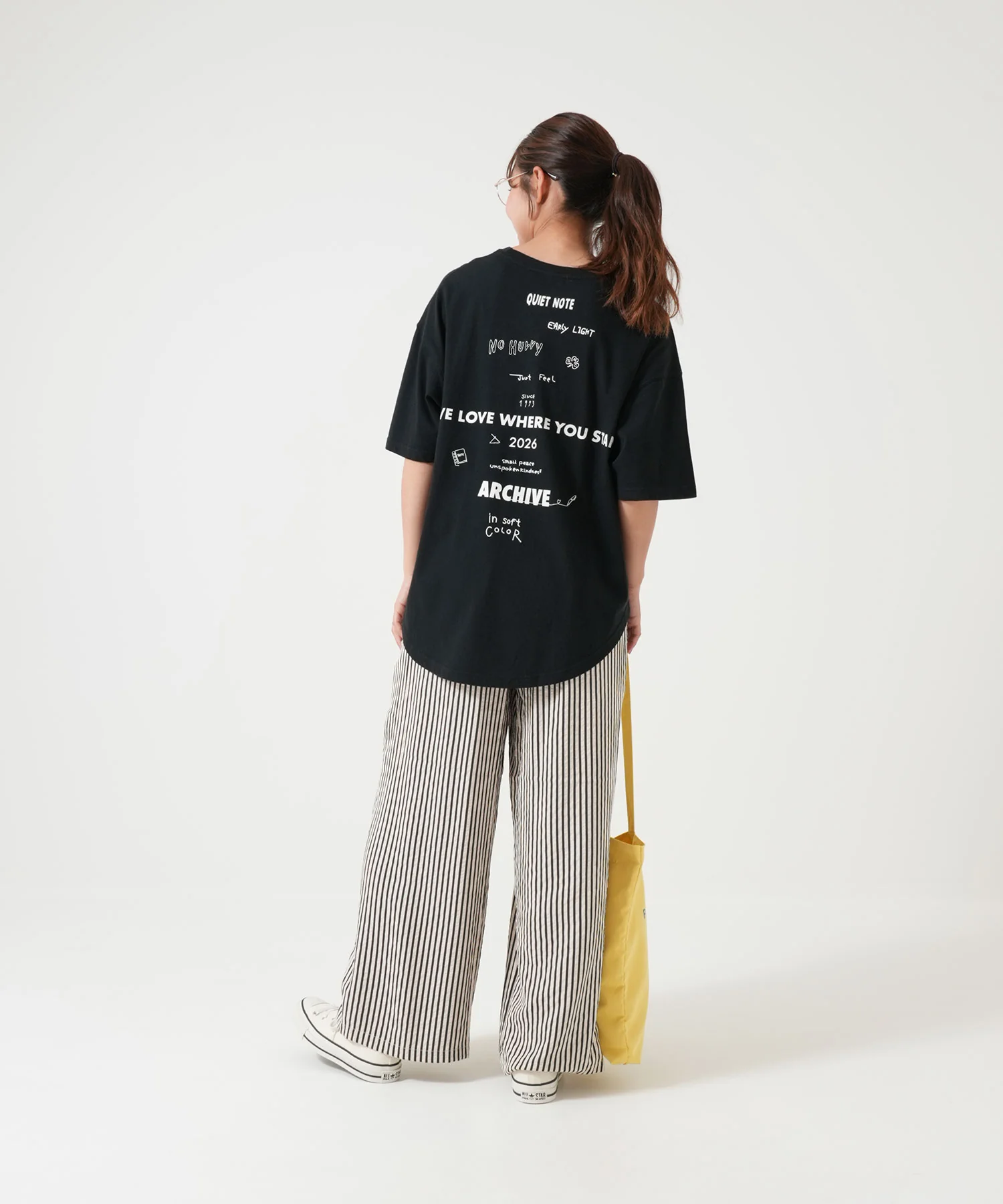ランダムフォントバックプリントチュニック - Image 7