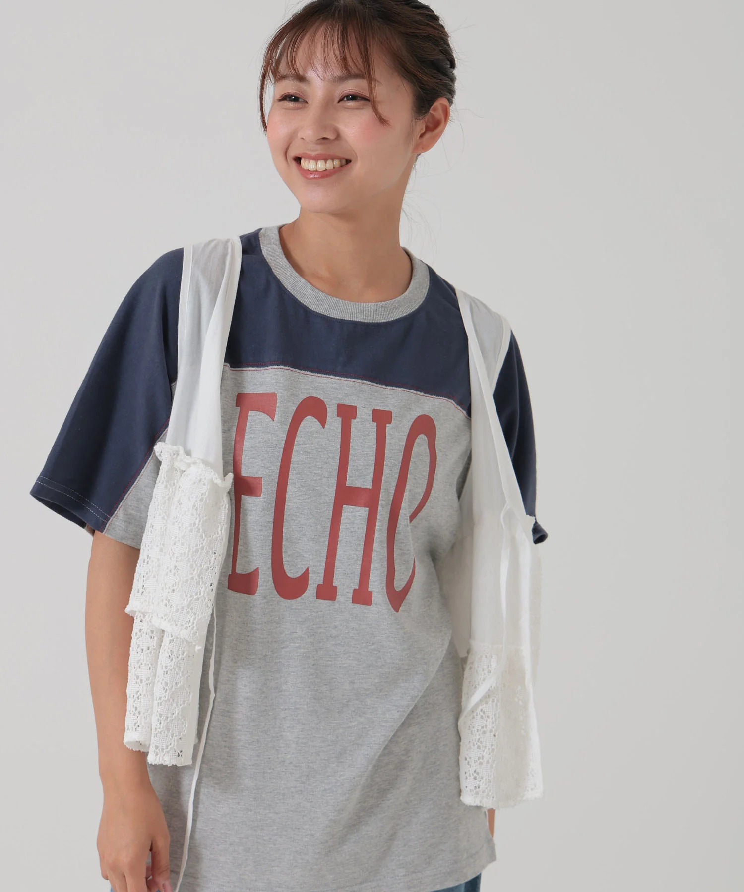 ECHO配色プルオーバー - Image 15