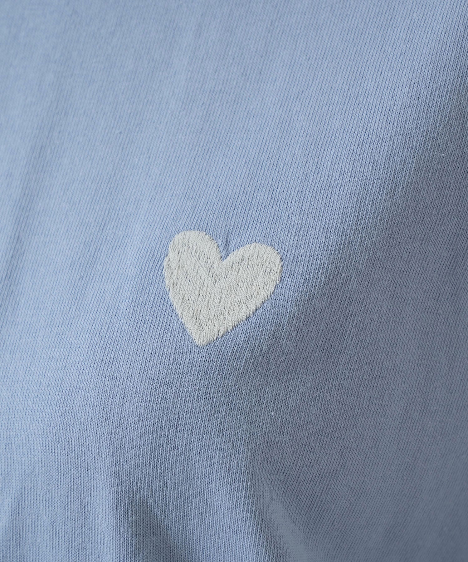 ハート刺繍Tシャツ - Image 37