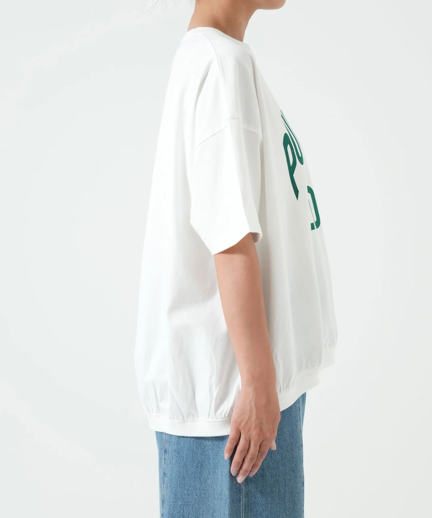 裾ギャザーカレッジTEE - Image 15