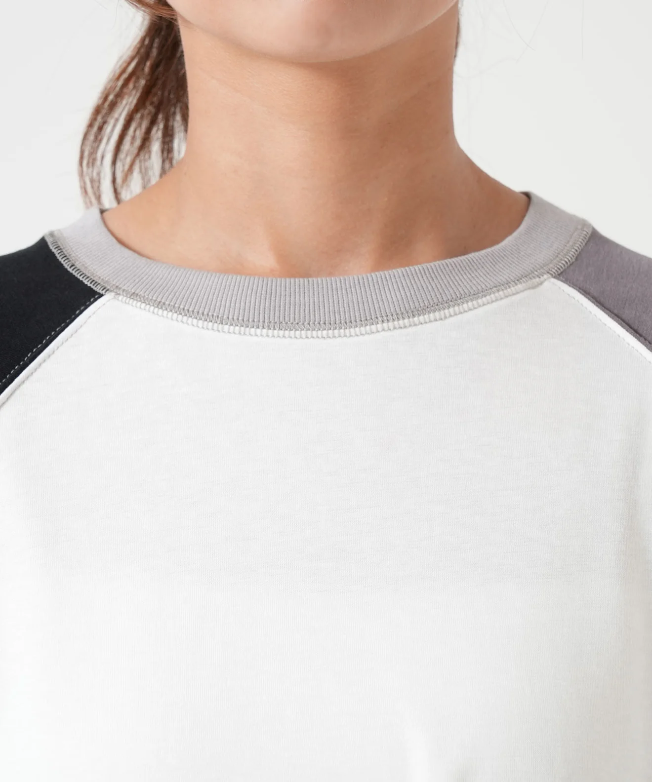 スラブ配色ラグランTEE - Image 22