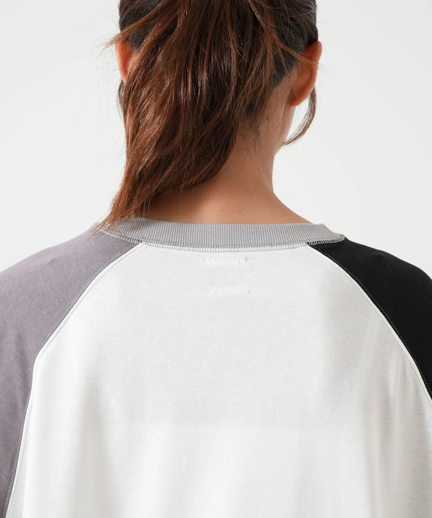 スラブ配色ラグランTEE - Image 26