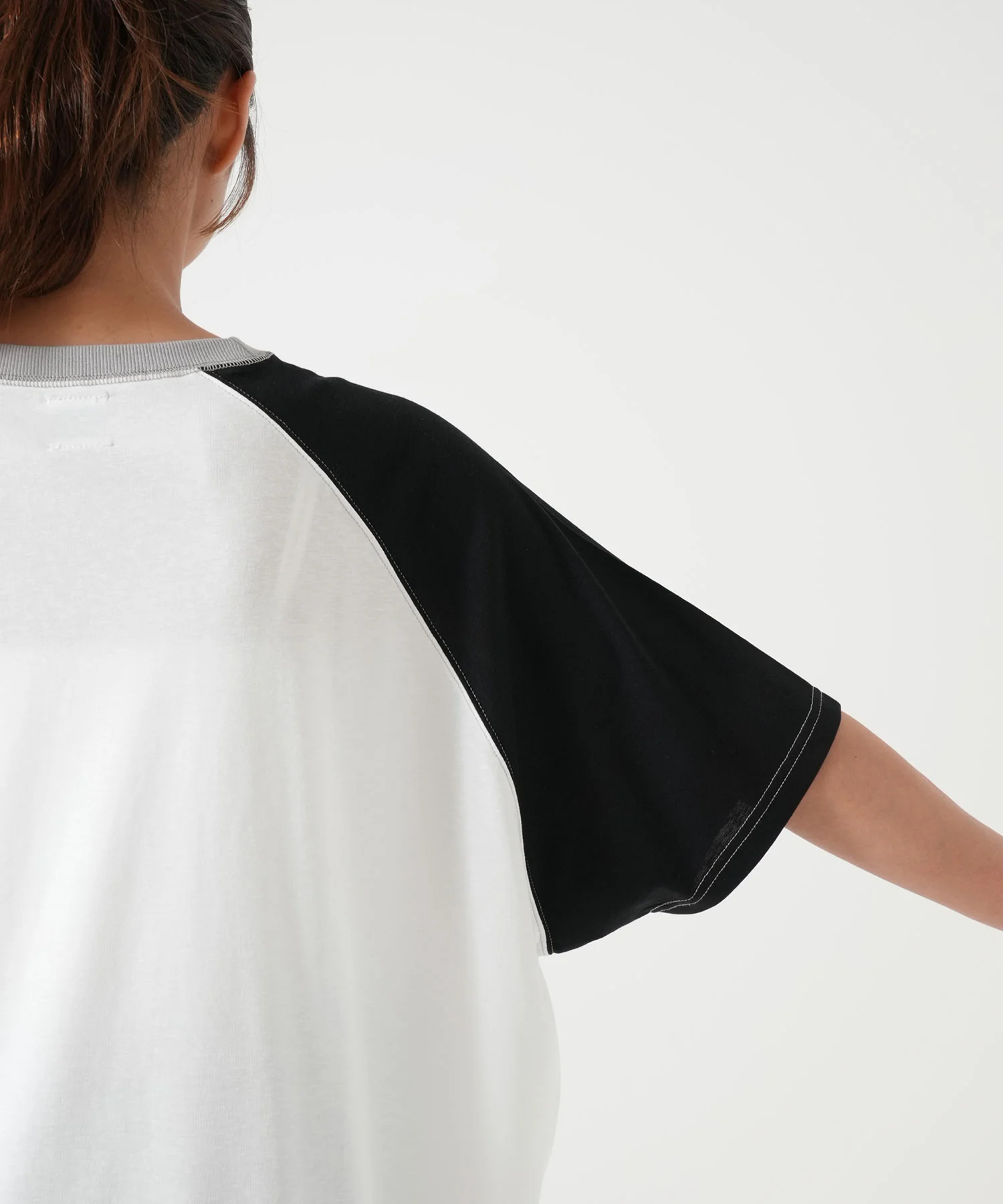 スラブ配色ラグランTEE - Image 27