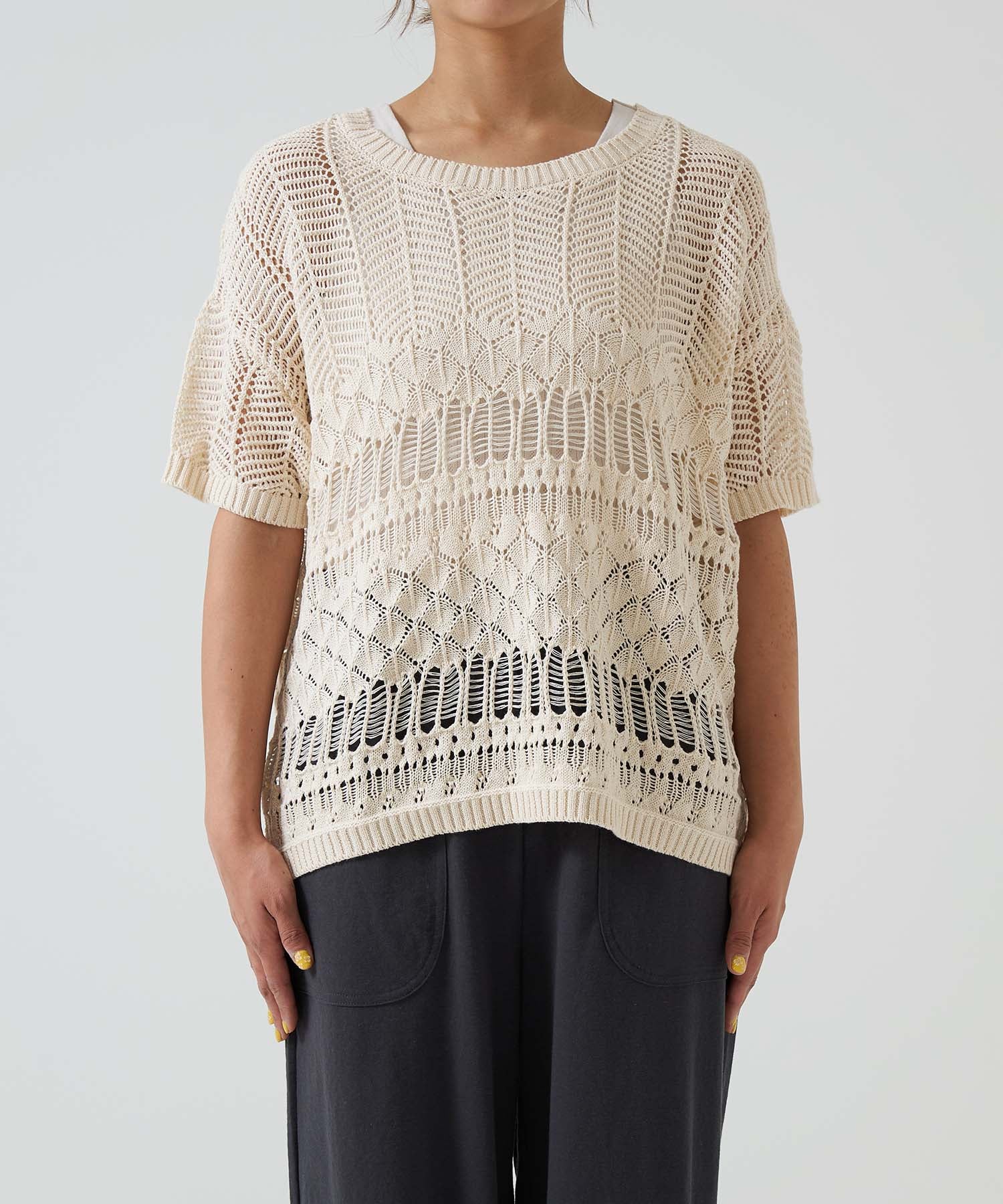 透かし編みワイドプルオーバー - Image 19