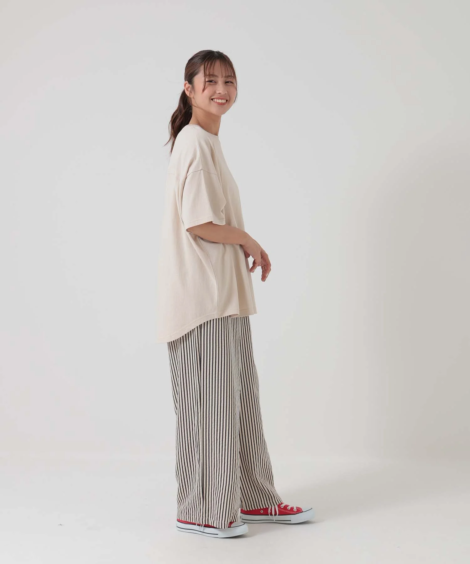 ヘムテールバックボタンチュニック - Image 14