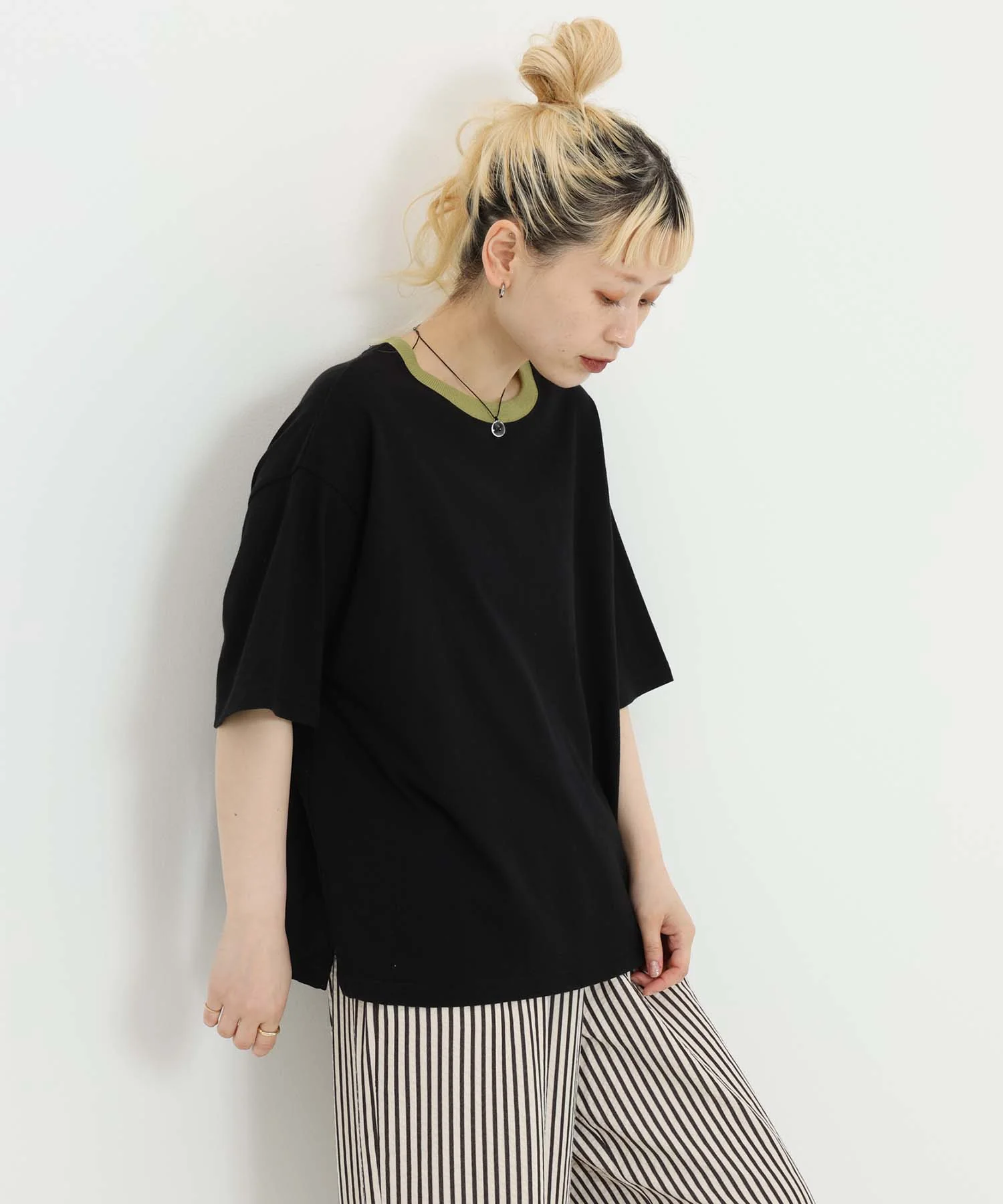ワイドなリンガー＆ボーダーTEE - Image 27