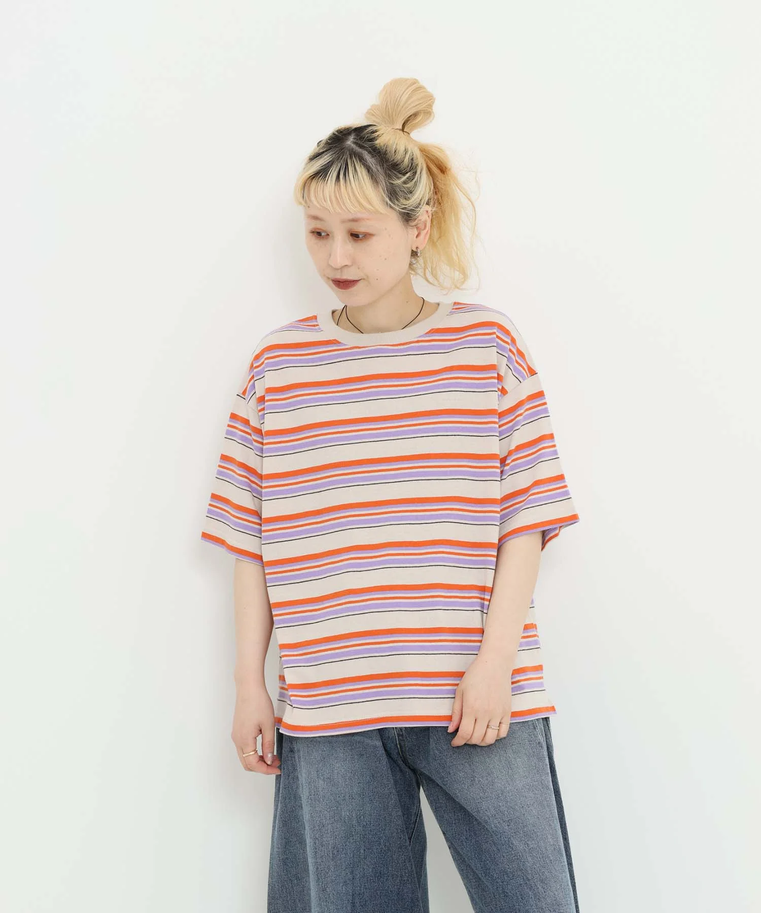 ワイドなリンガー＆ボーダーTEE - Image 30
