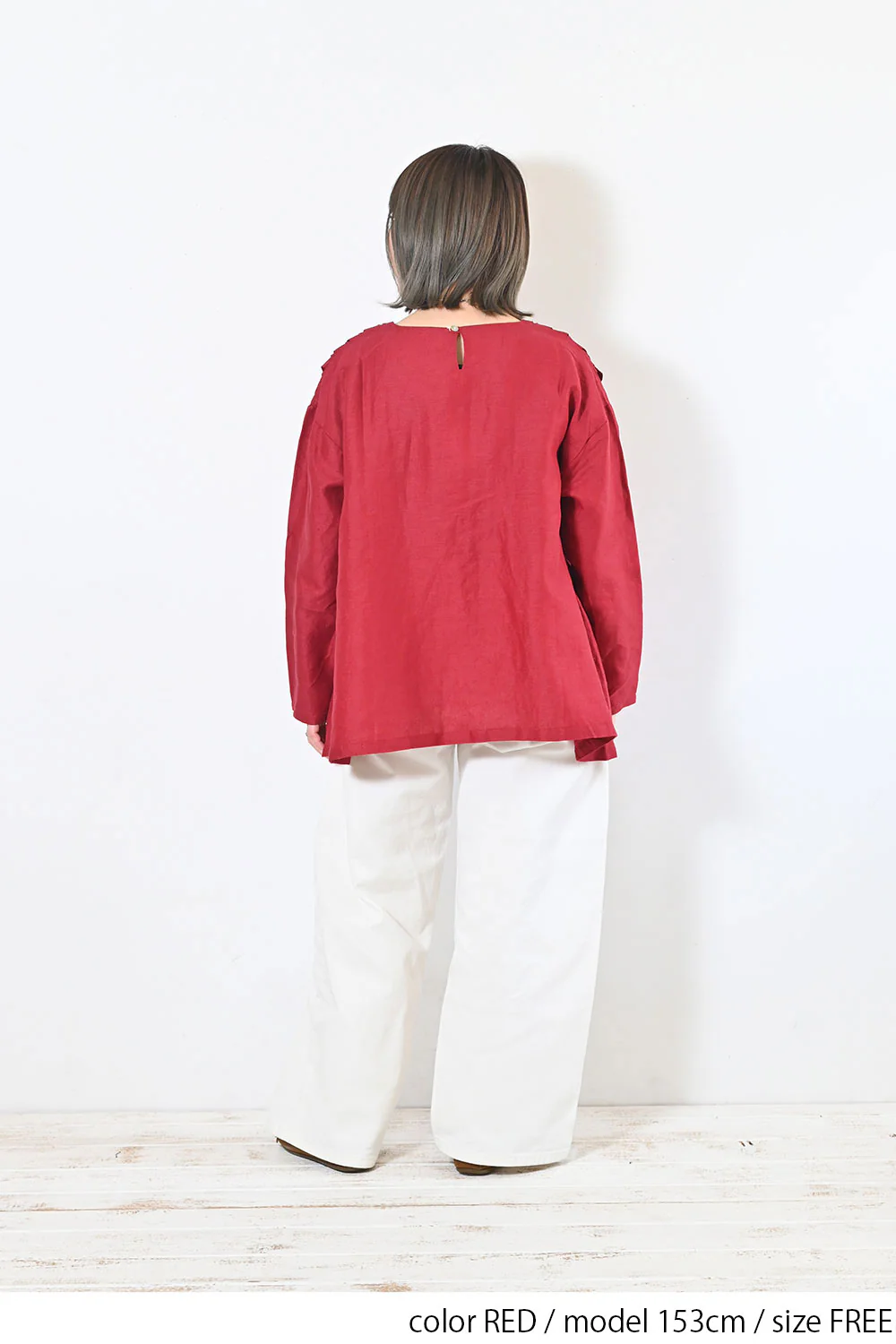 【08Mab】リネンピンタックバリエーションプルオーバー - Image 12