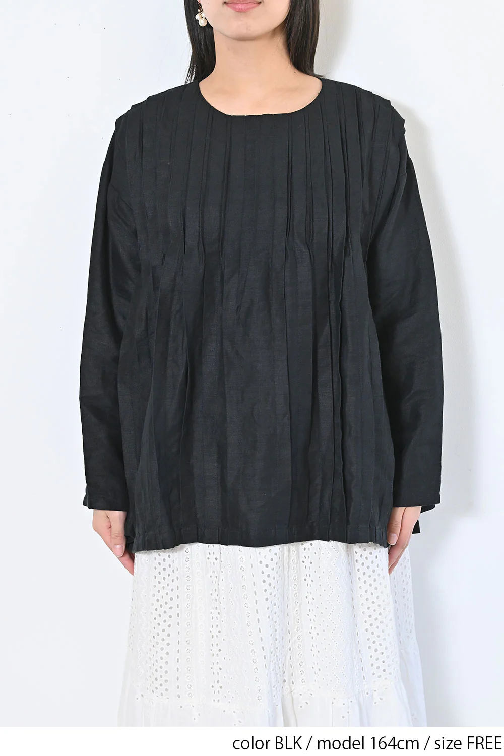 【08Mab】リネンピンタックバリエーションプルオーバー - Image 17