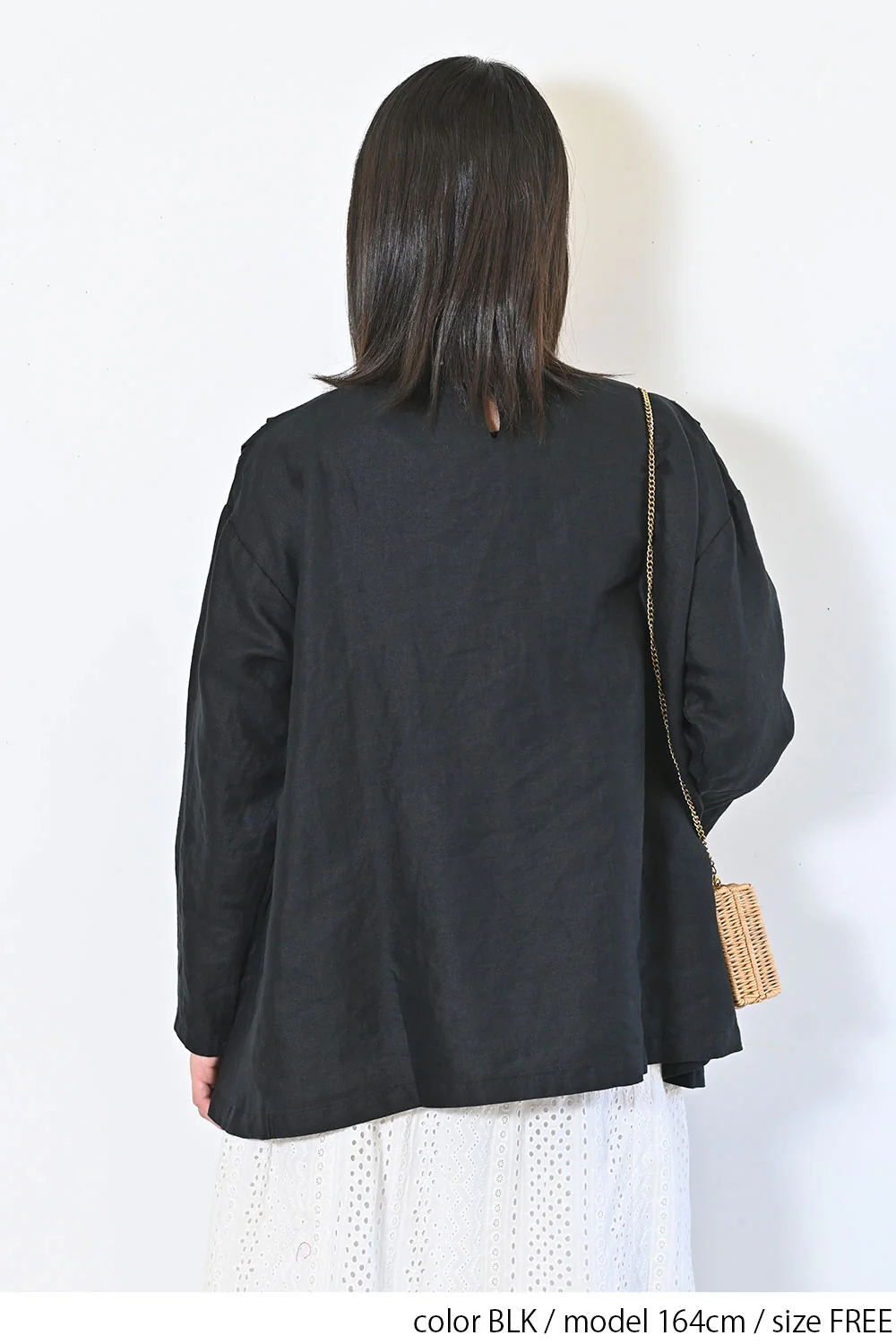 【08Mab】リネンピンタックバリエーションプルオーバー - Image 9