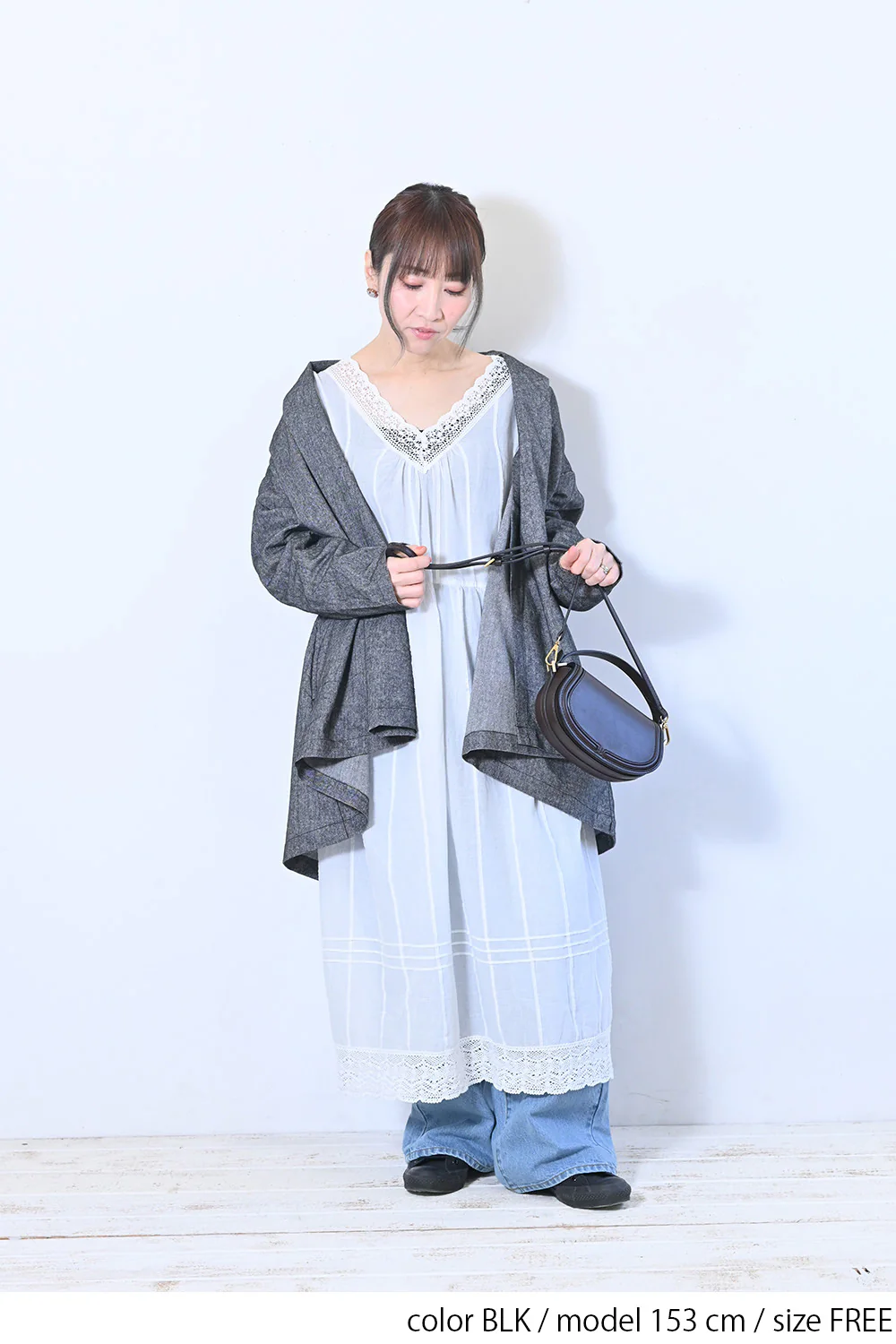 【Sorte cuff】コットンリネン起毛ガウン - Image 2