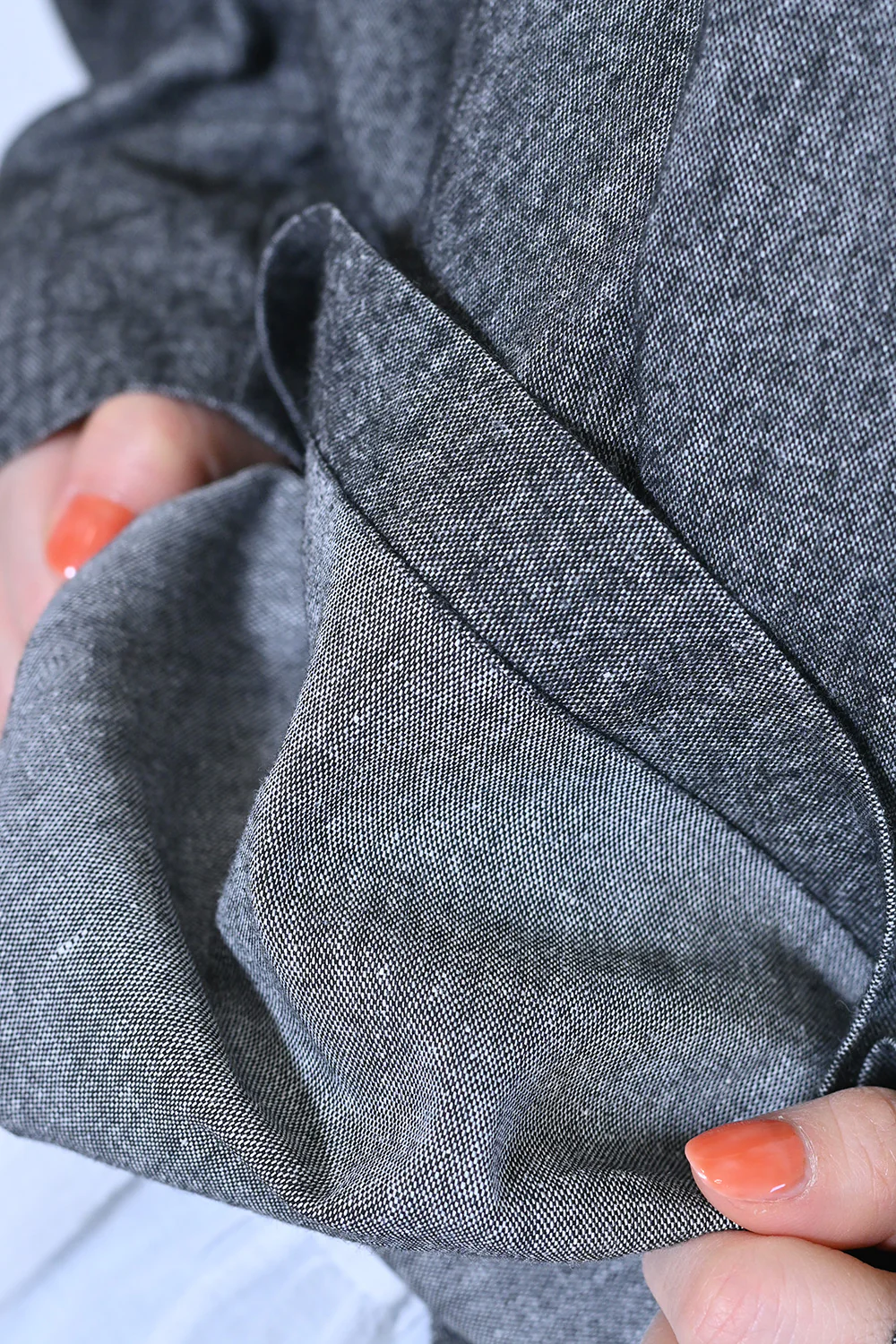 【Sorte cuff】コットンリネン起毛ガウン - Image 25