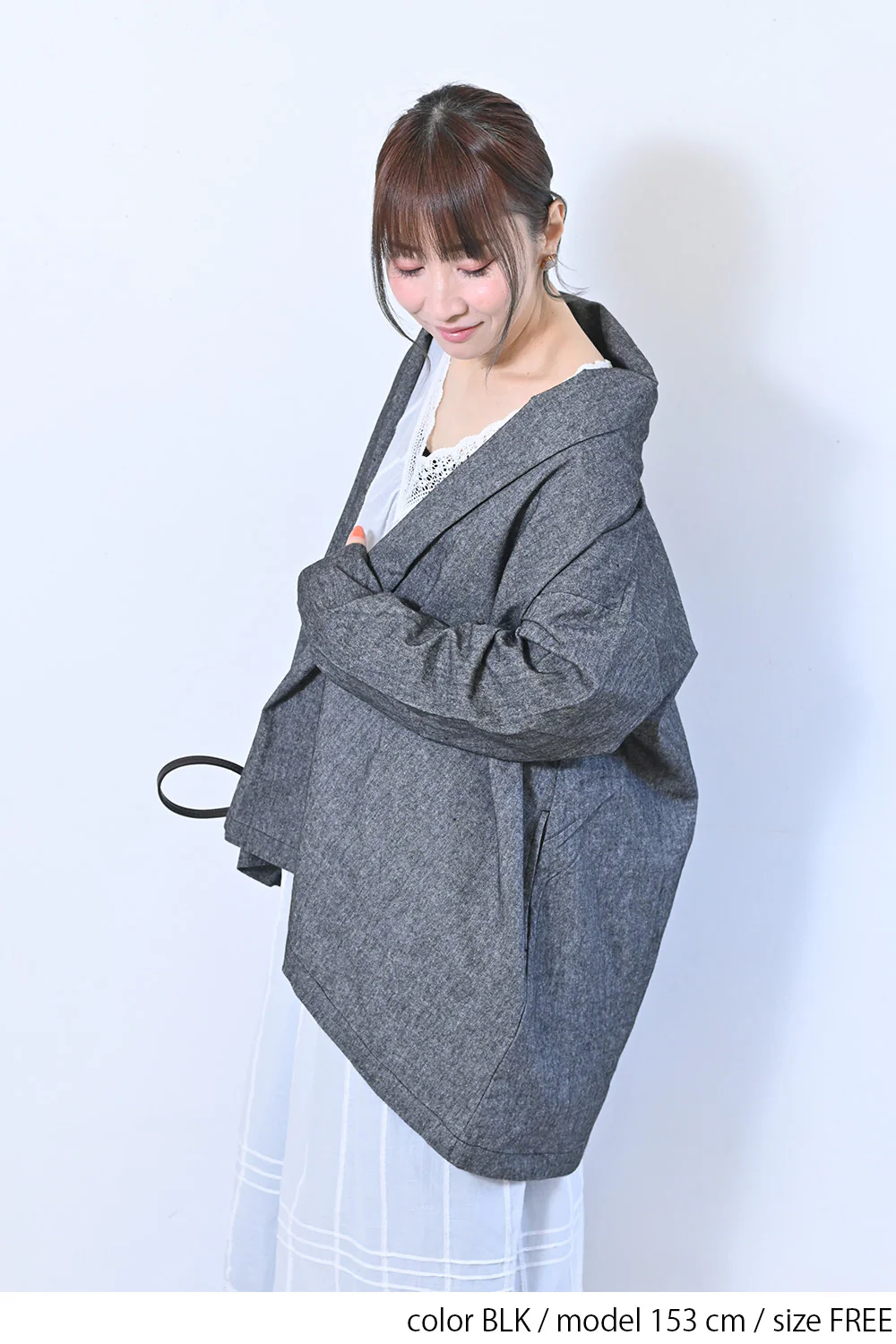 【Sorte cuff】コットンリネン起毛ガウン - Image 6