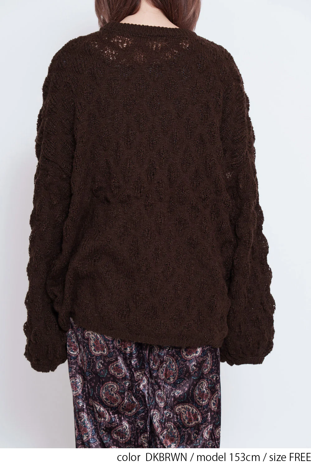 【gleam】モコモコ編みシアープルオーバー - Image 19
