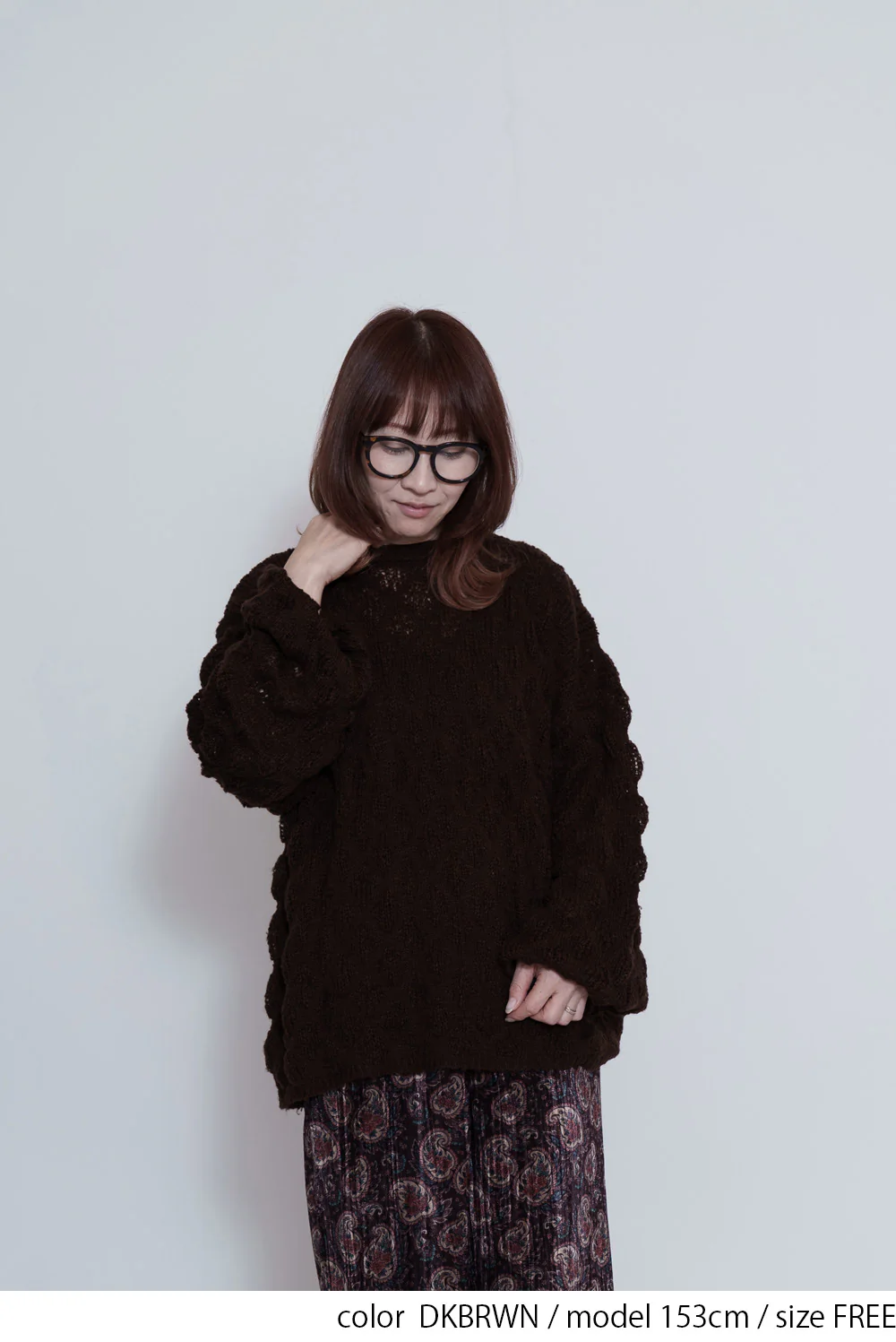 【gleam】モコモコ編みシアープルオーバー - Image 7