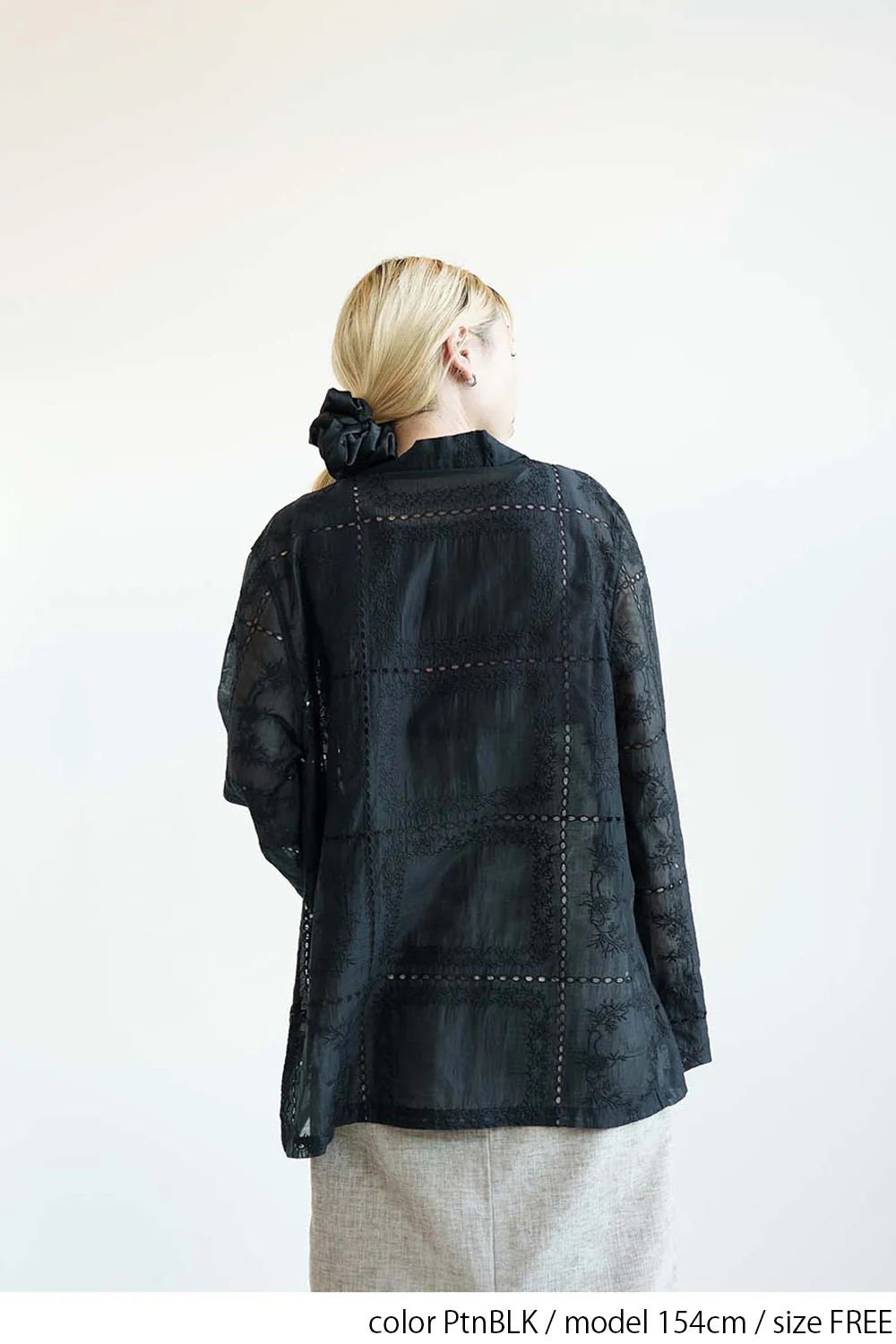 パッチワーク風総刺繍シャツジャケット - Image 12