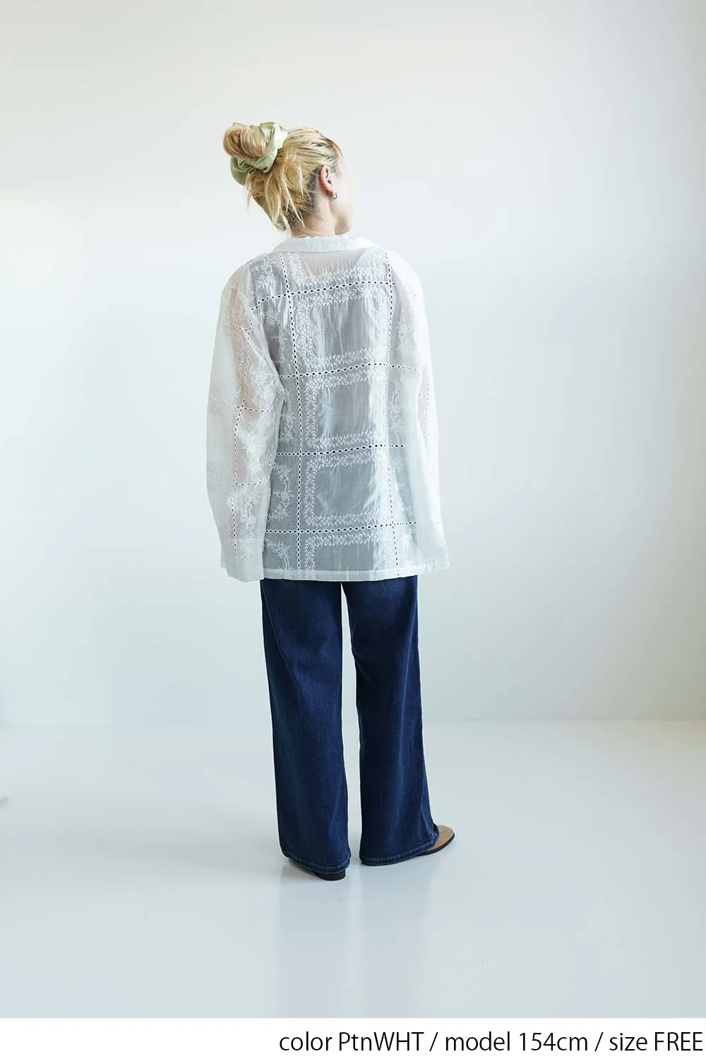 パッチワーク風総刺繍シャツジャケット - Image 6