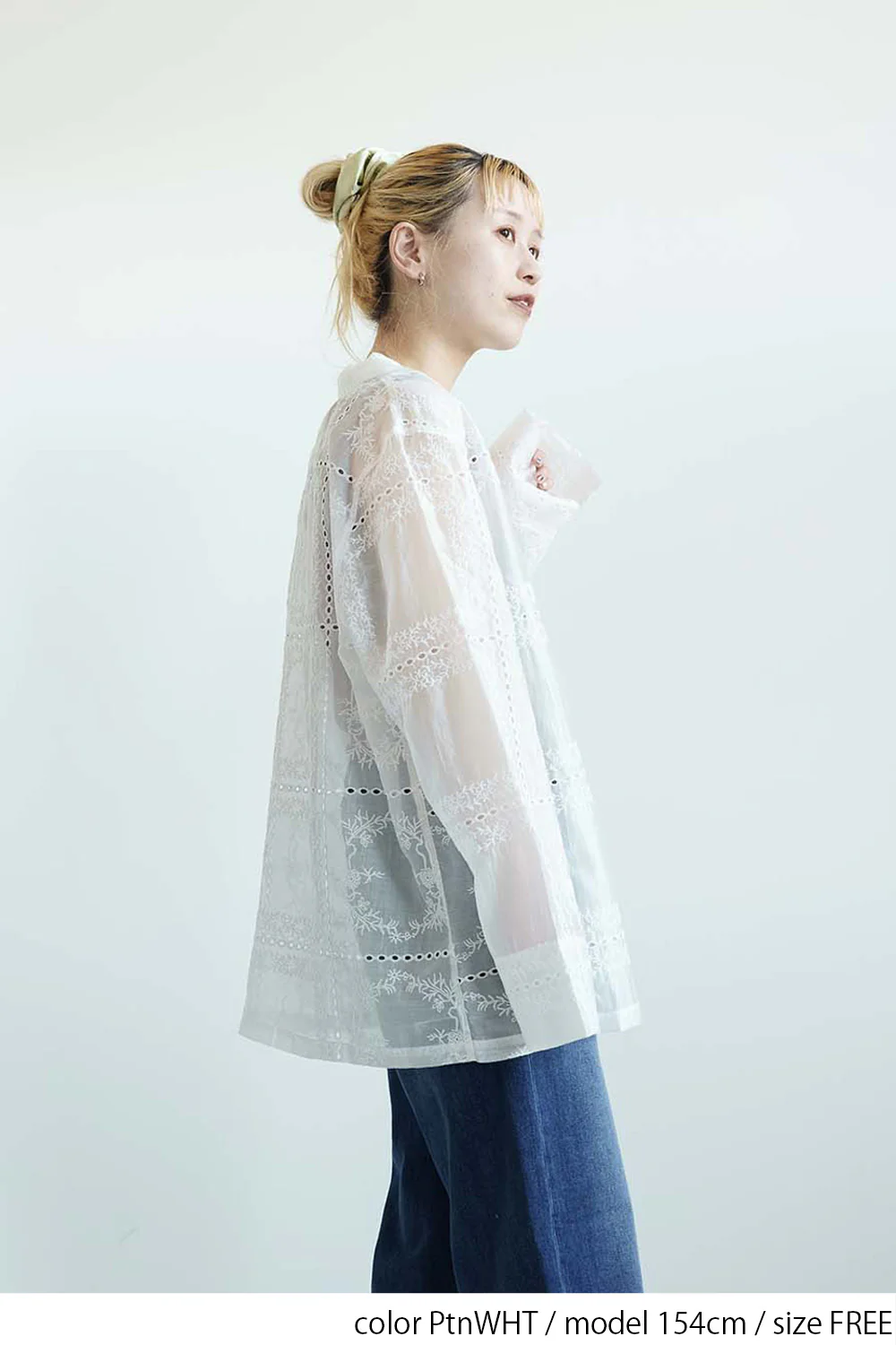 パッチワーク風総刺繍シャツジャケット - Image 8