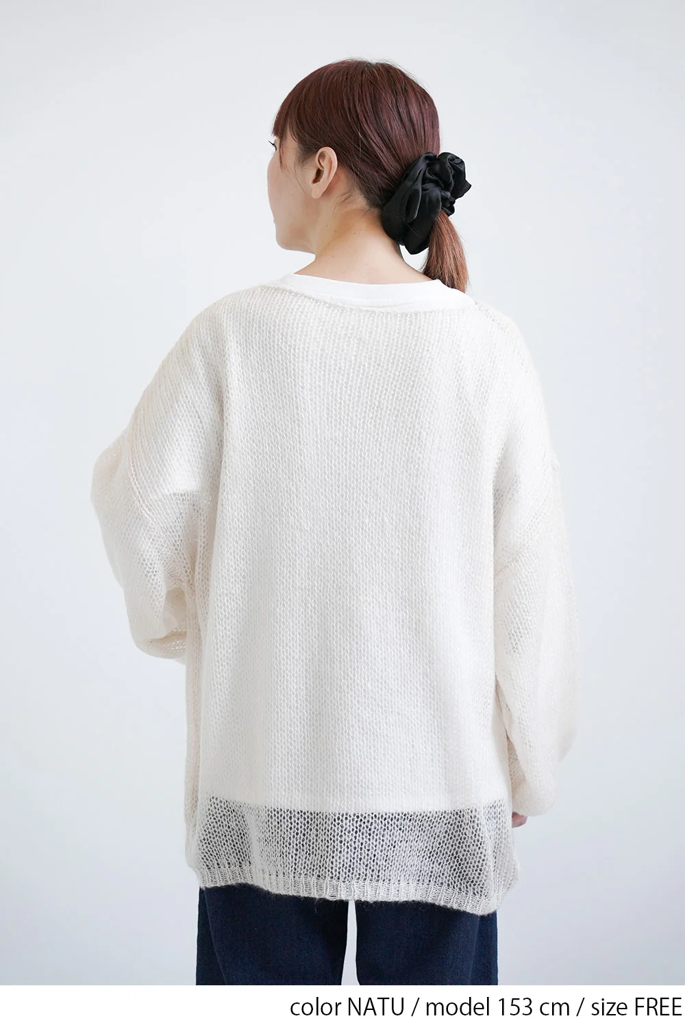 モヘアタッチローゲージシアープルオーバー - Image 10