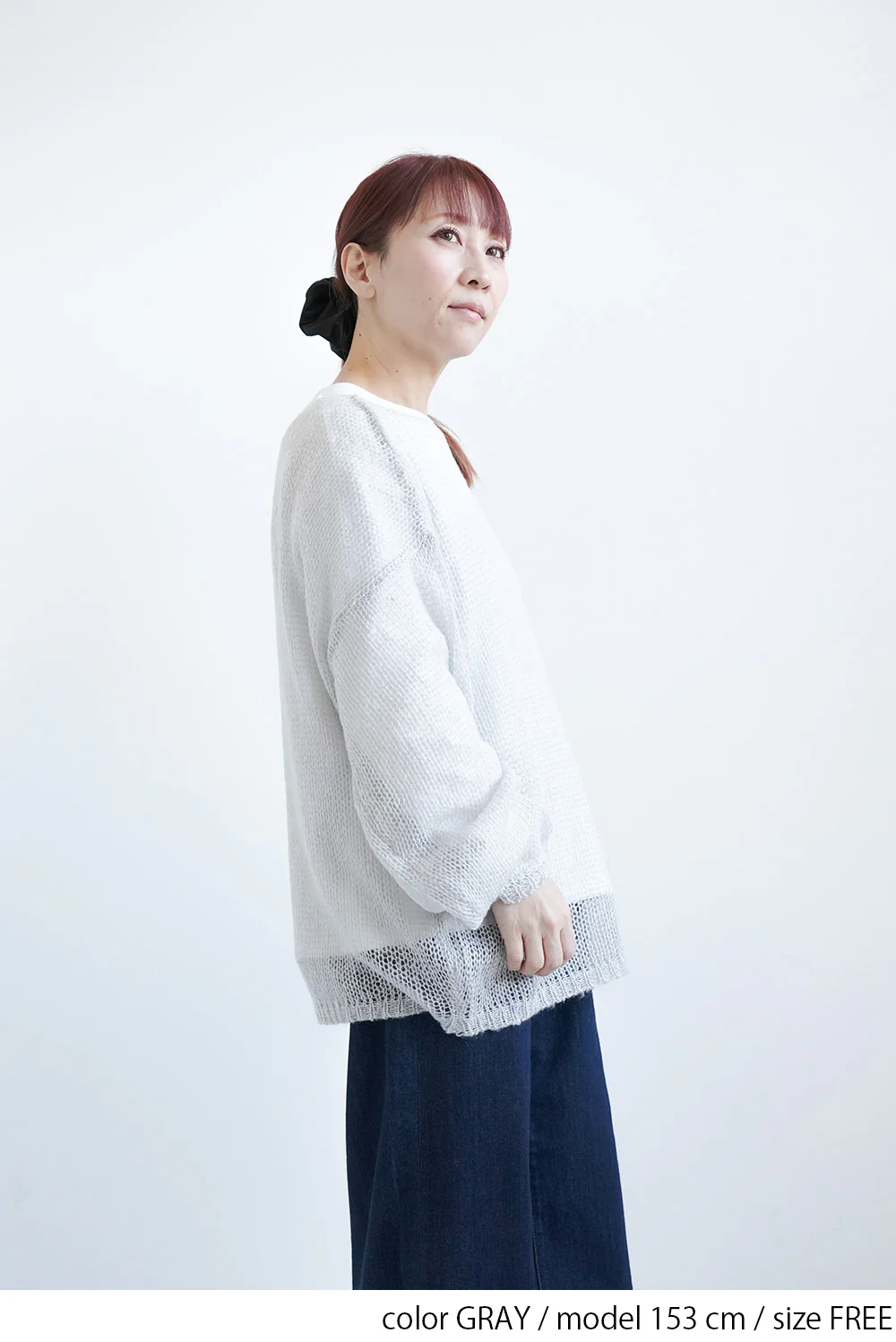 モヘアタッチローゲージシアープルオーバー - Image 12
