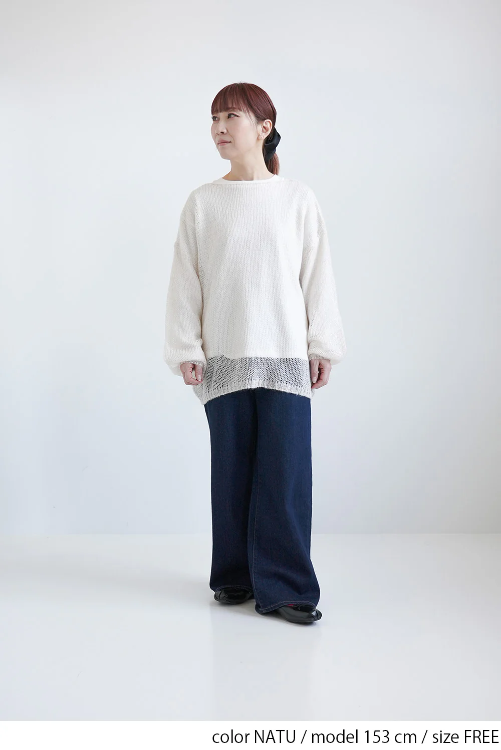モヘアタッチローゲージシアープルオーバー - Image 5
