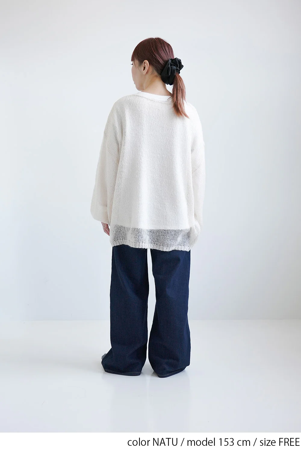 モヘアタッチローゲージシアープルオーバー - Image 7