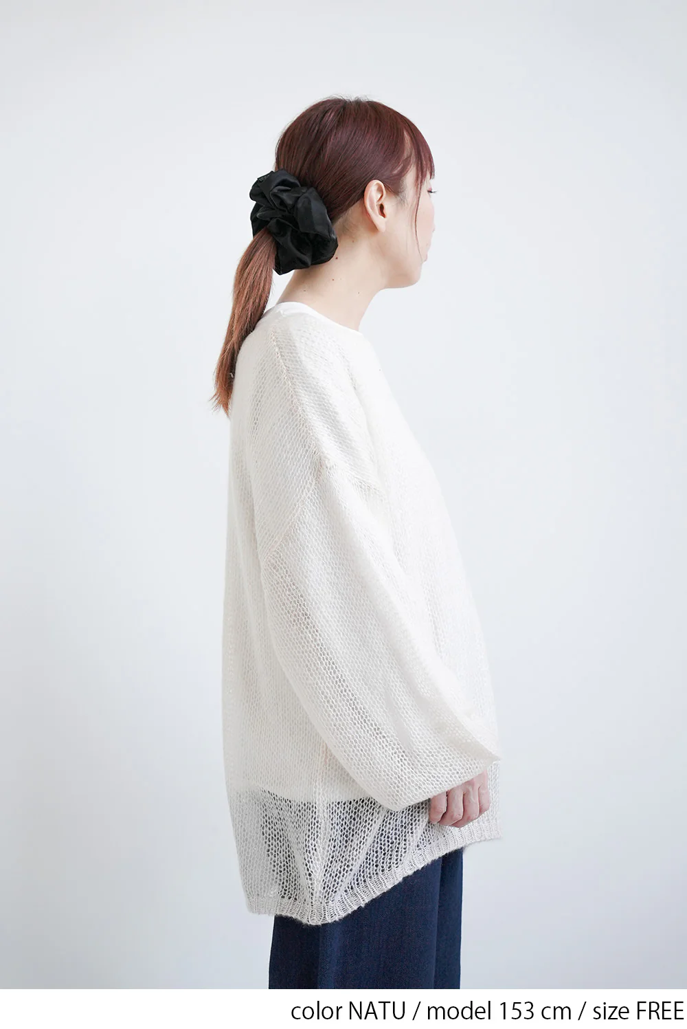 モヘアタッチローゲージシアープルオーバー - Image 9