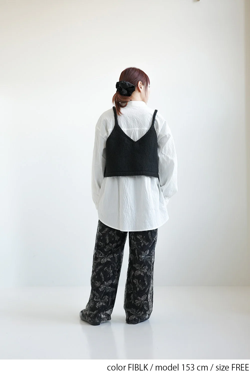 アート花柄プリントレースパンツ - Image 8