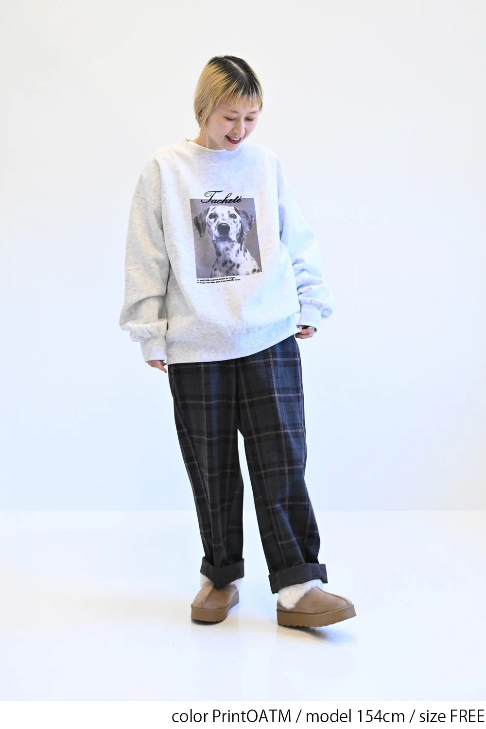 裏起毛ダルメシアンプルオーバー - Image 9