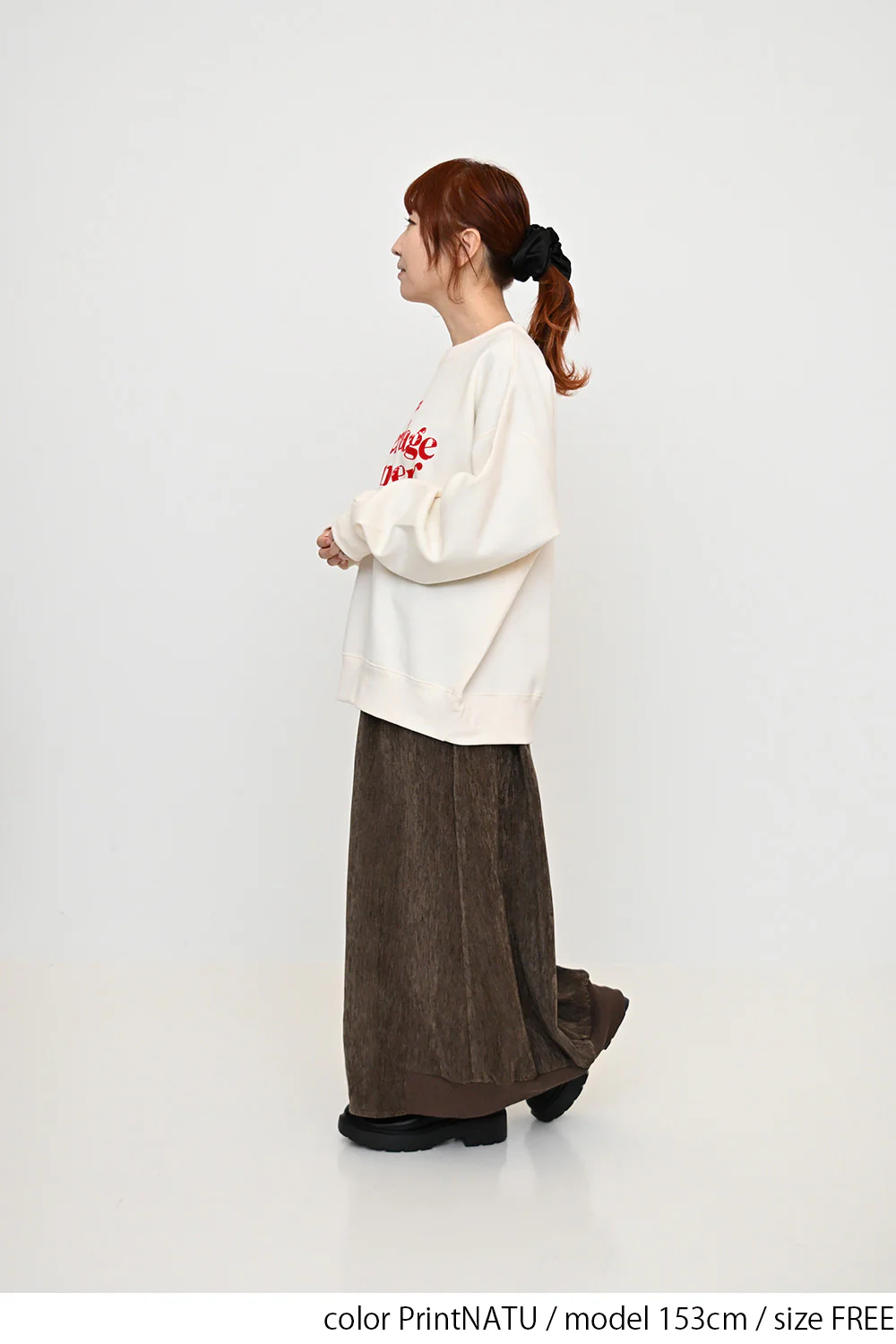 裏起毛フロッキーロゴプルオーバー - Image 11