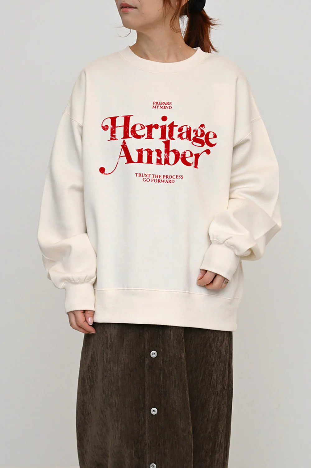 裏起毛フロッキーロゴプルオーバー - Image 2