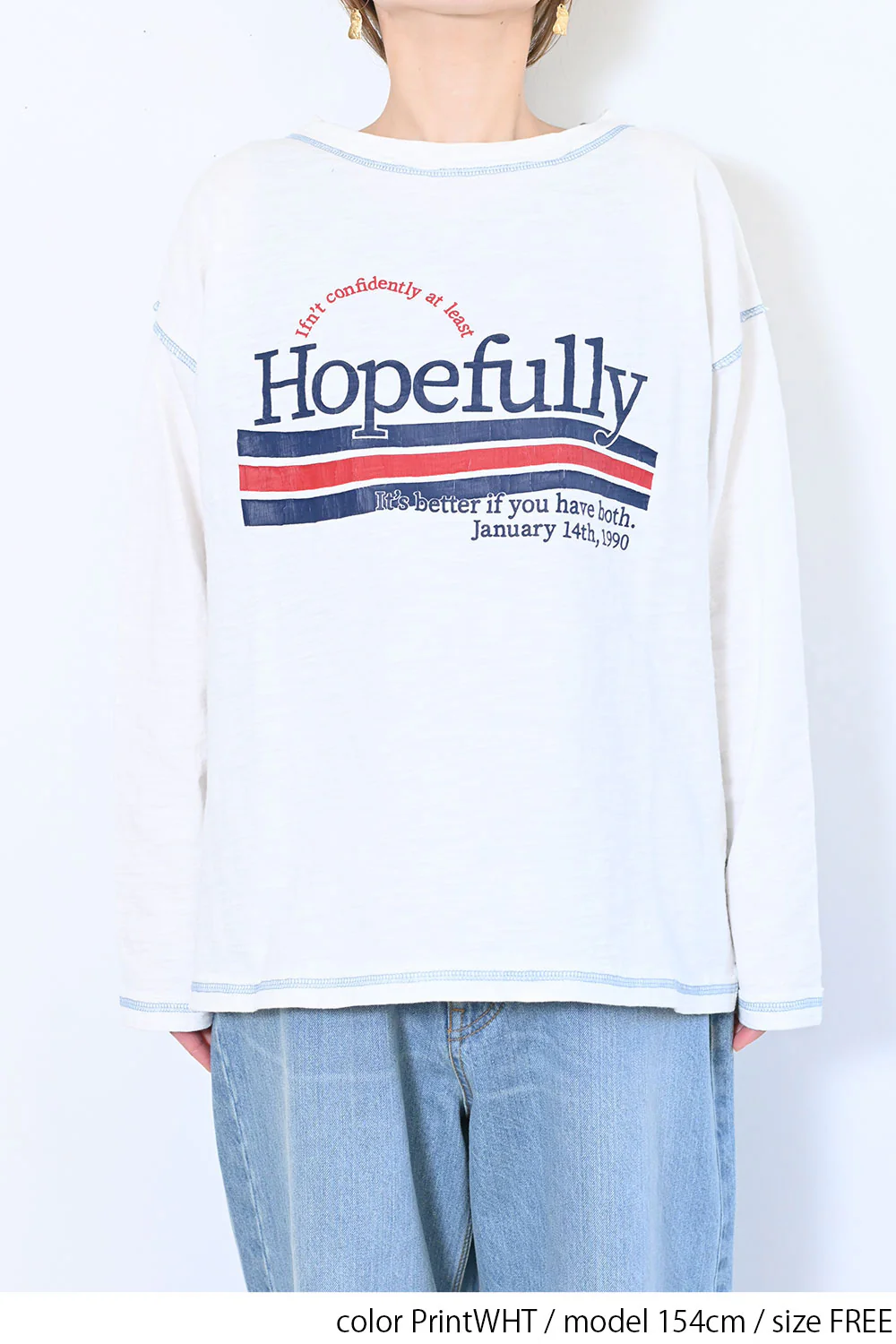 HopefullyプリントTee - Image 17