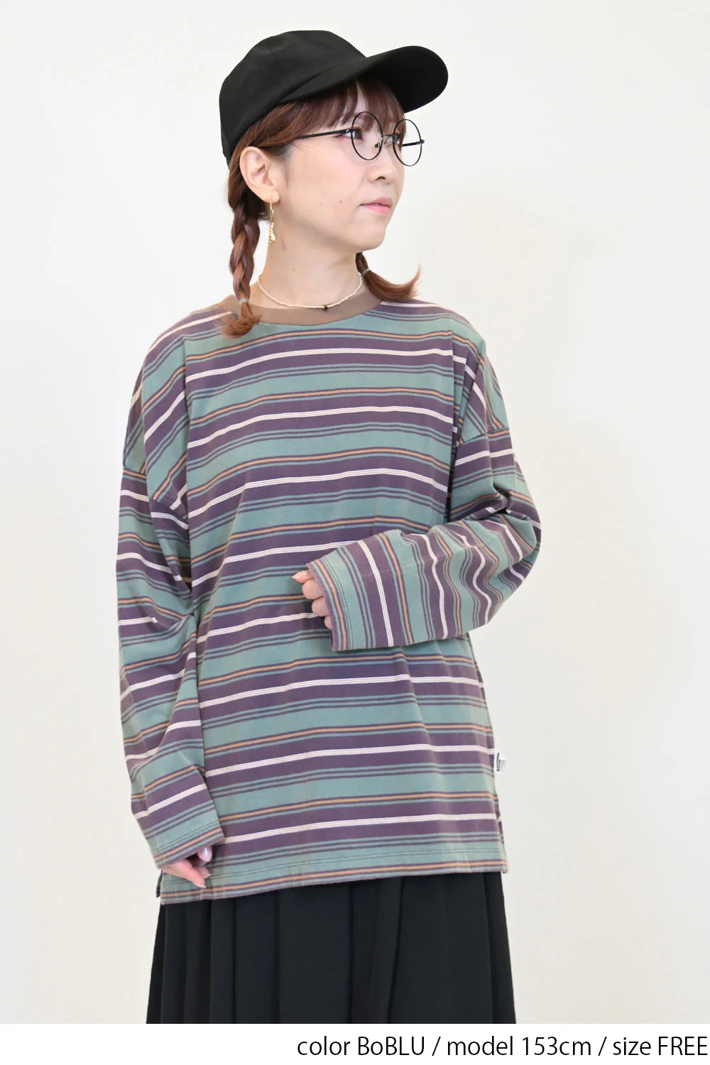 【GENTIL】マルチボーダーロンTee - Image 13