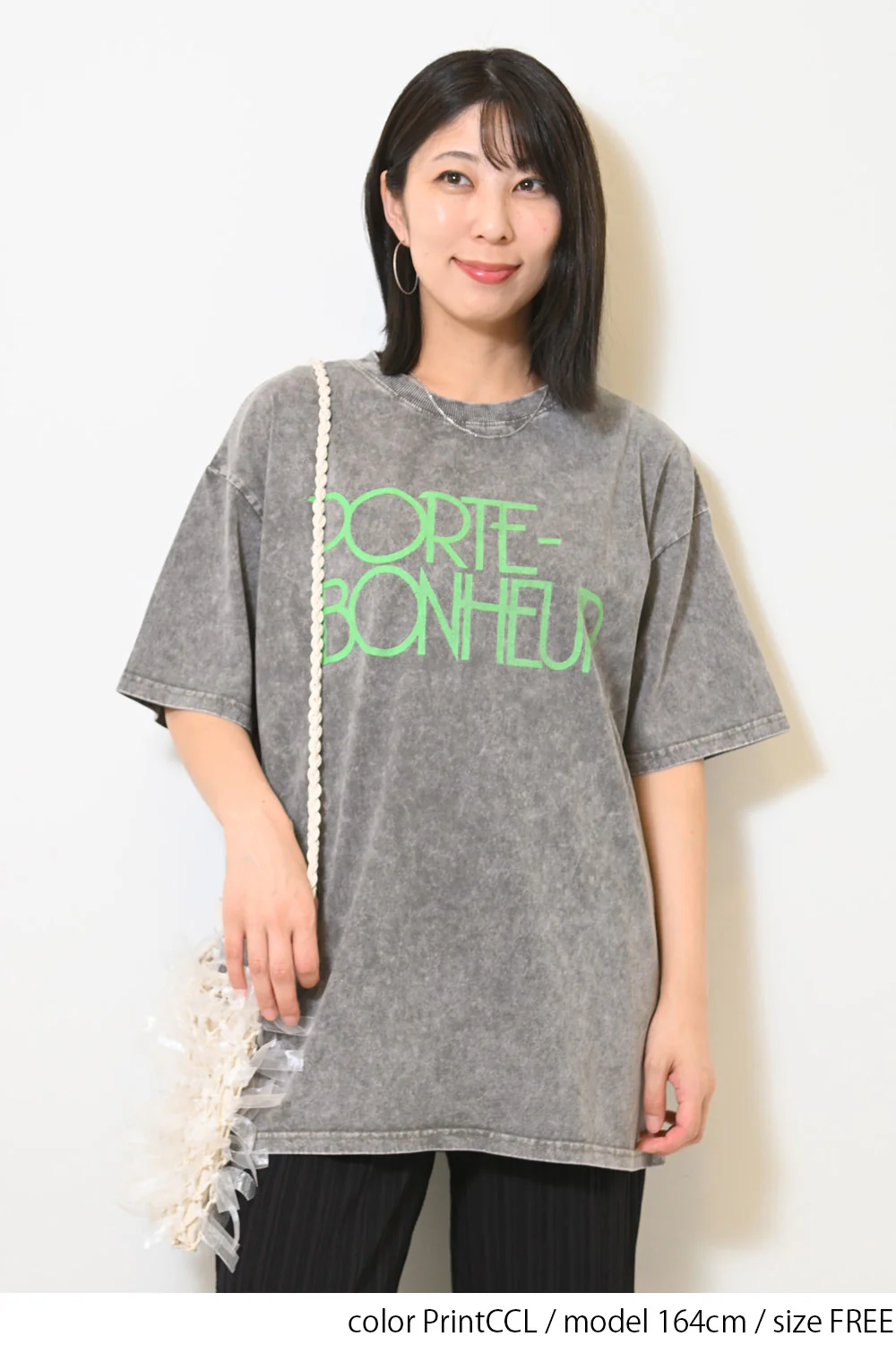【KAKELA&TRANQUIL】ロゴプリントロングTEE - Image 6