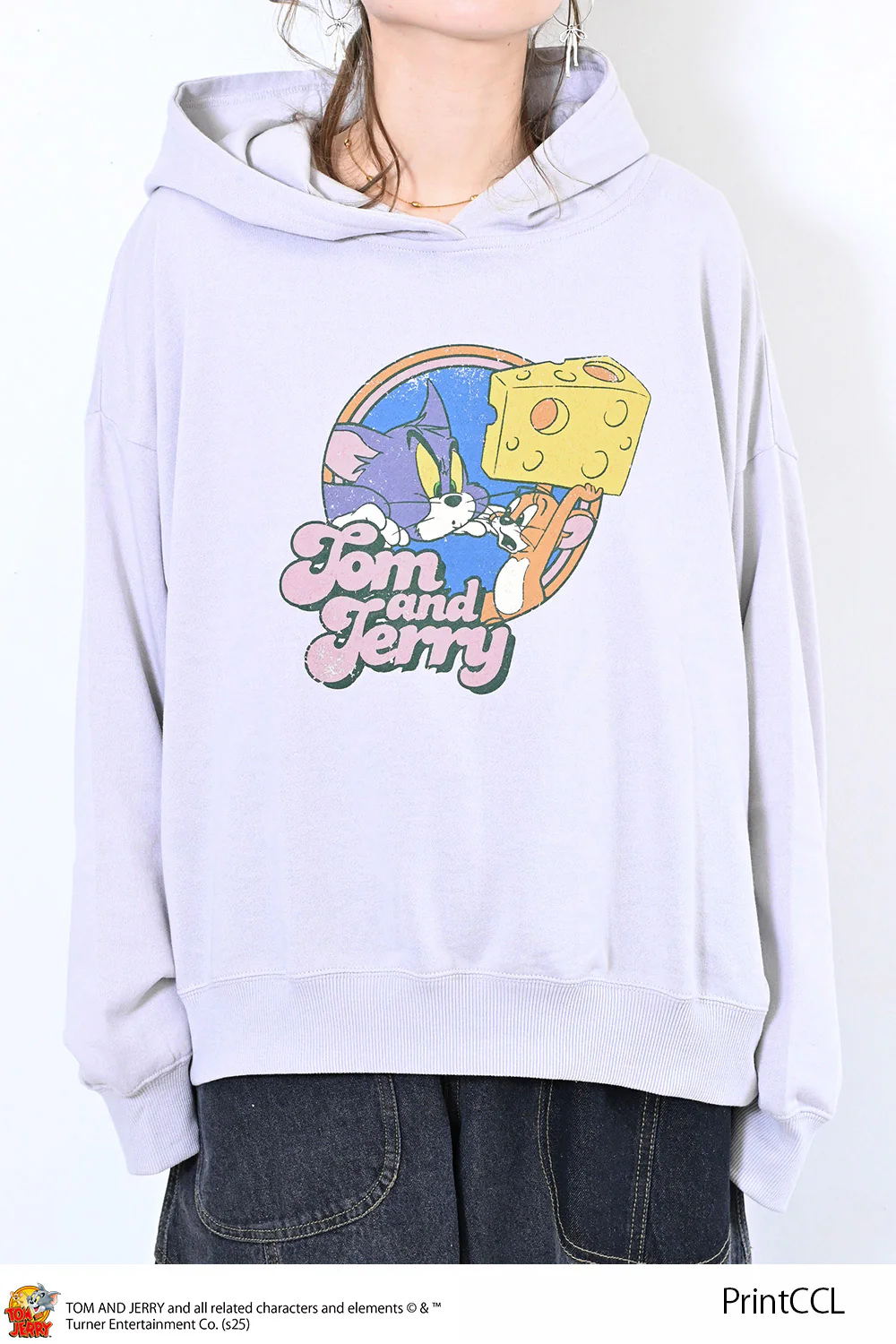 トムとジェリー裏毛ワイドプルパーカー - Image 37
