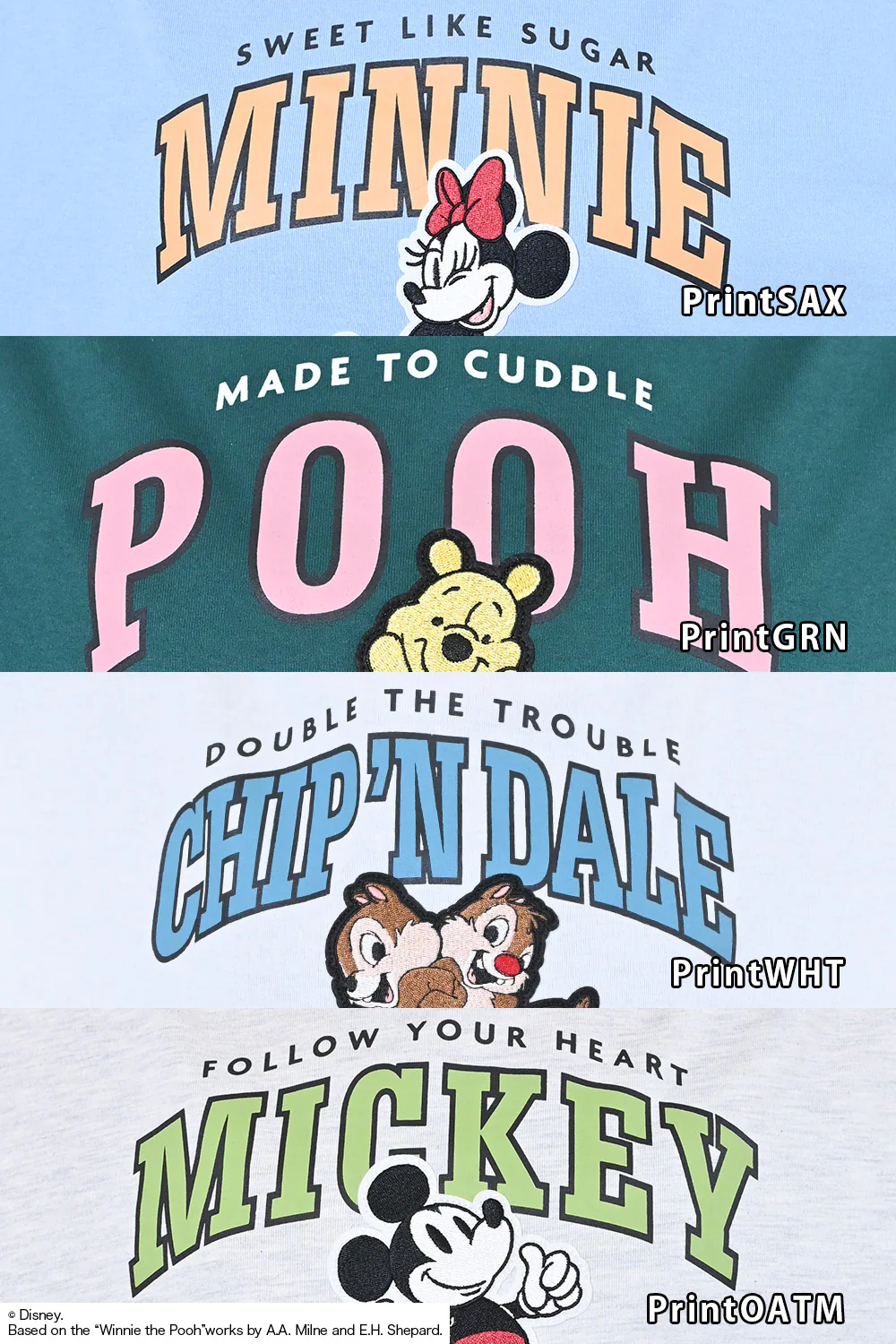 【Disney】ディズニー9分袖BIGTシャツ - Image 34