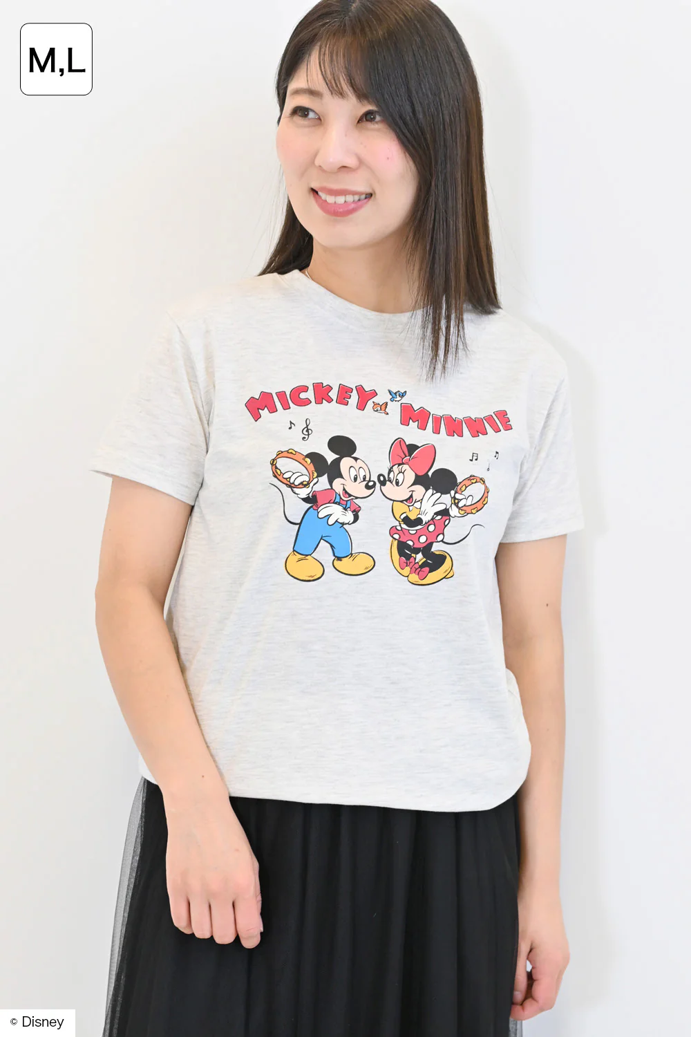 【Disney】ディズニー/天竺半袖BOXTEE