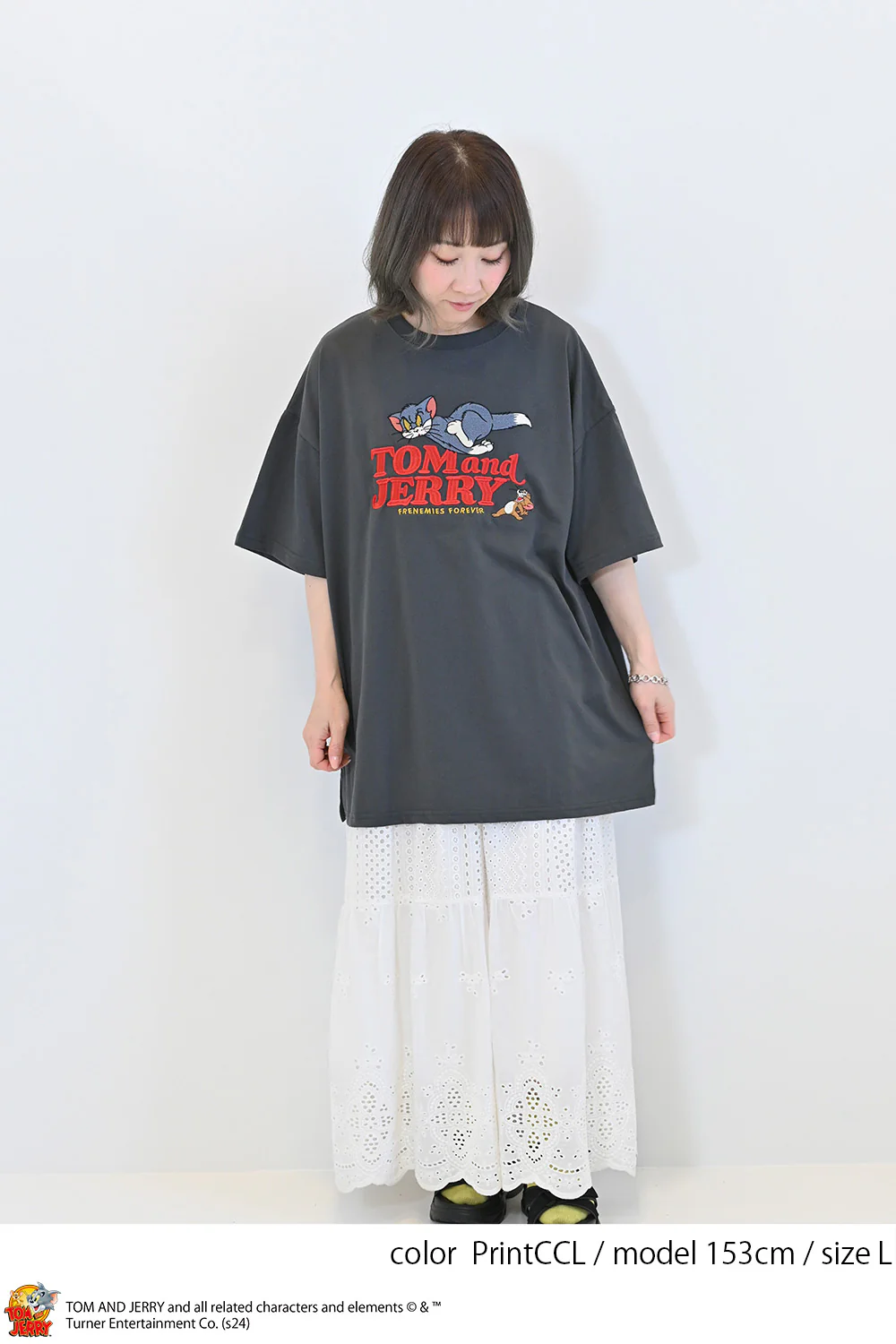 トムとジェリー総刺繍半袖TEE - Image 18