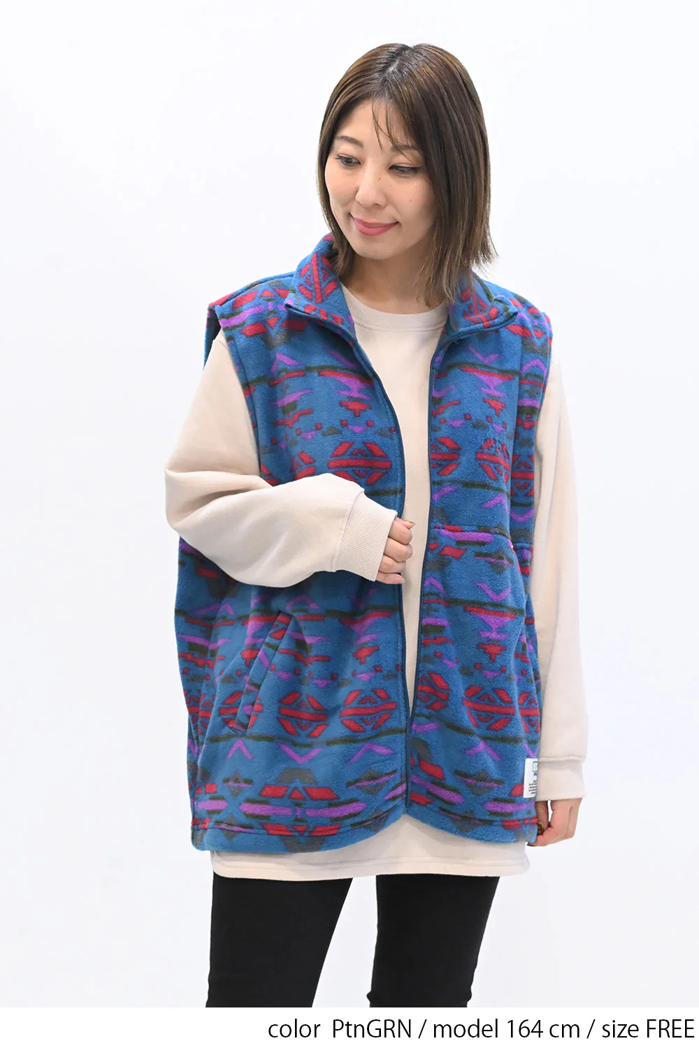 【DISCUS】フリースフルzipベスト - Image 11