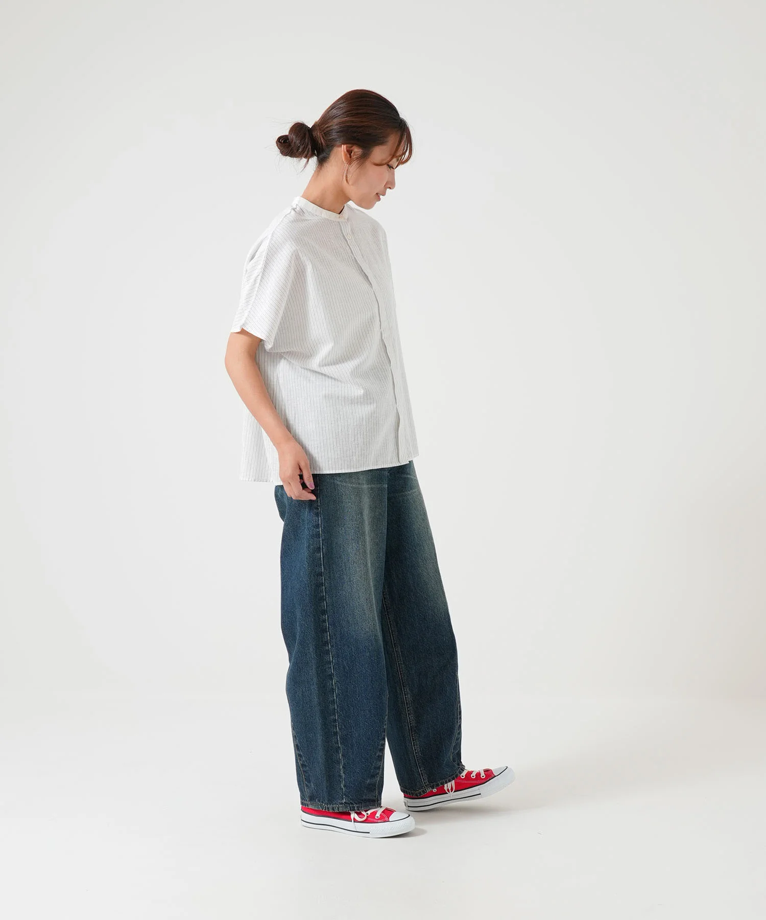 【接触冷感】綿麻半袖シャツ - Image 4
