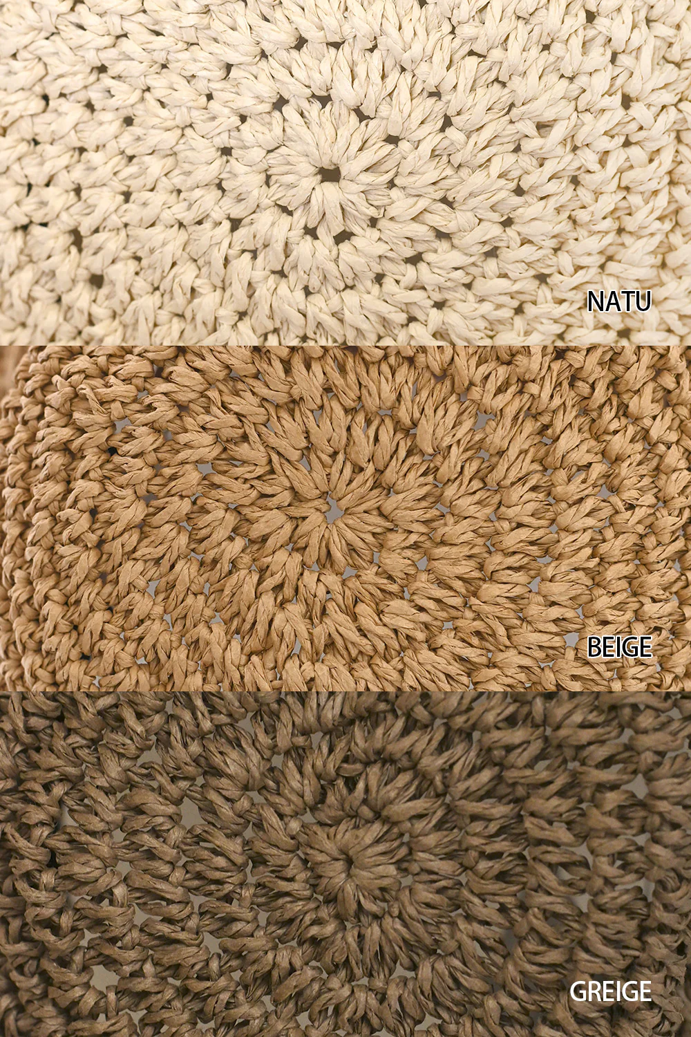 シンプル細編みペーパーハット - Image 21