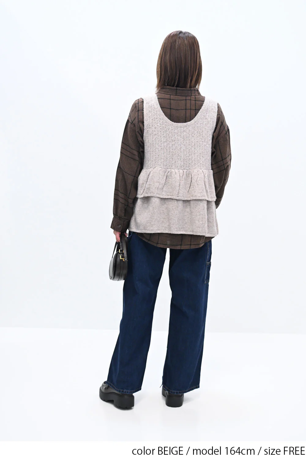 ニットフリルベスト - Image 5