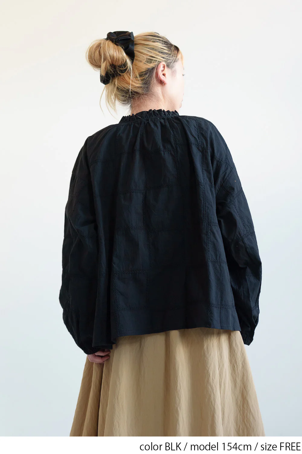 スクエア刺繍衿フリルブラウス - Image 15
